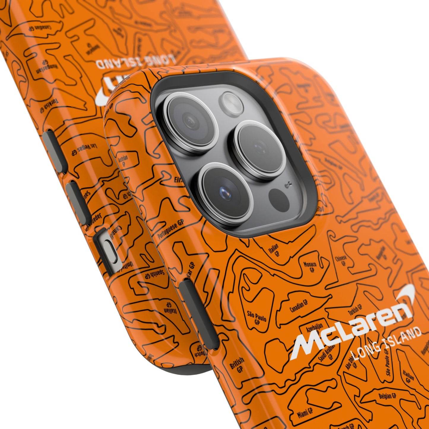 McLaren Long Island F1 race Track Inspired Impact-Resistant Phone Case