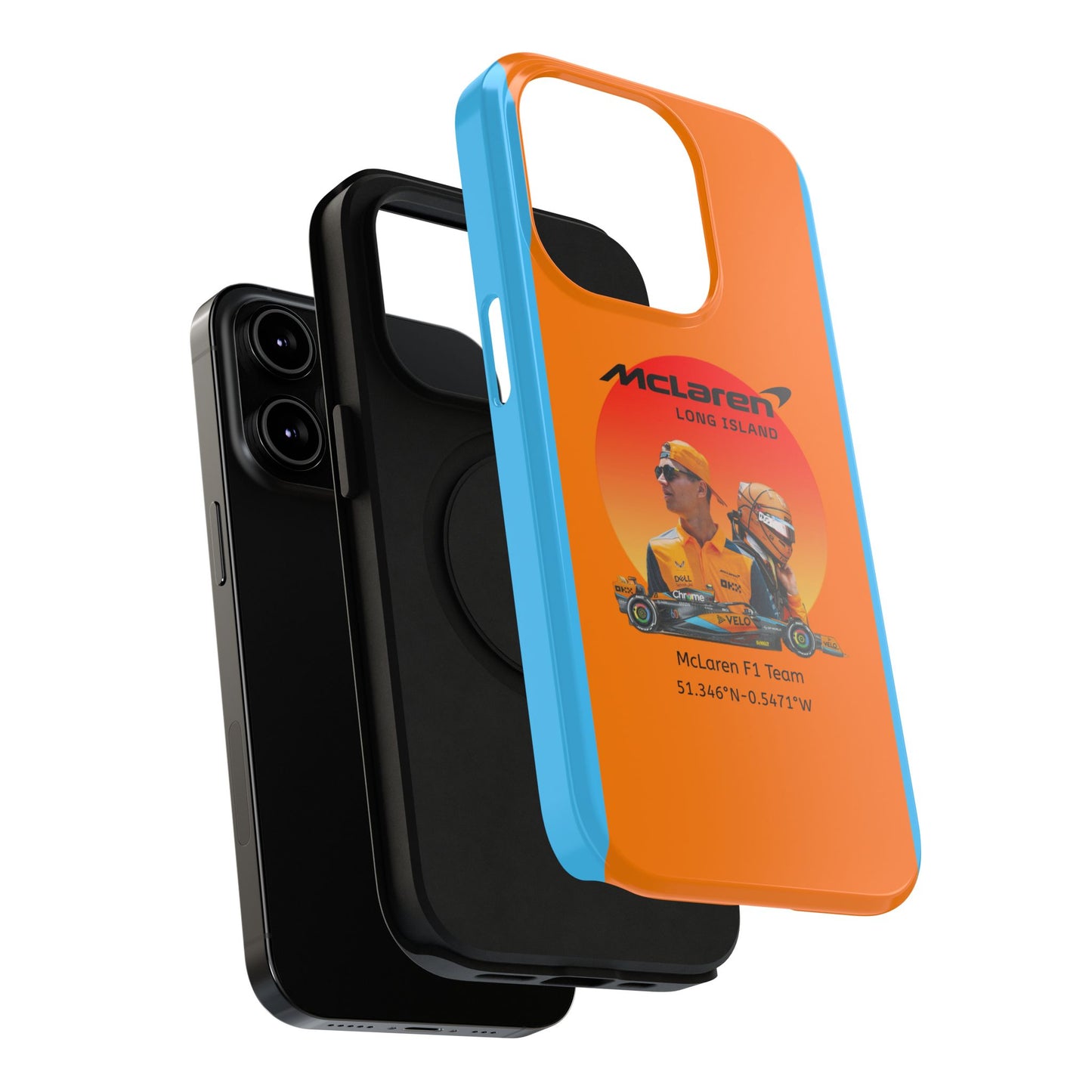 McLaren Long Island McLaren F1 inspired Lando Norris Impact-Resistant Phone Case - Sleek & Stylish