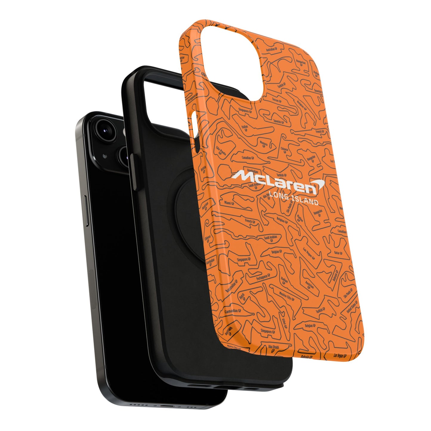 McLaren Long Island F1 race Track Inspired Impact-Resistant Phone Case