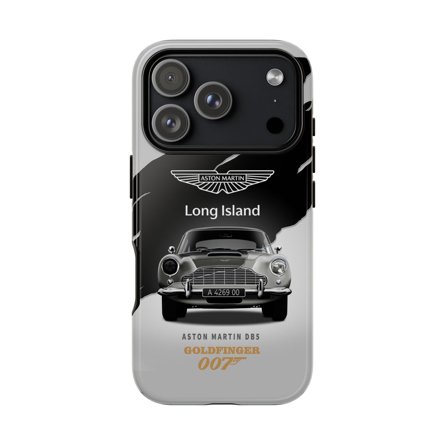 Aston Martin Long Island Phone Case Aston Martin DB5 Goldfinger 007 inspired Phone case (iPhone 8-17)