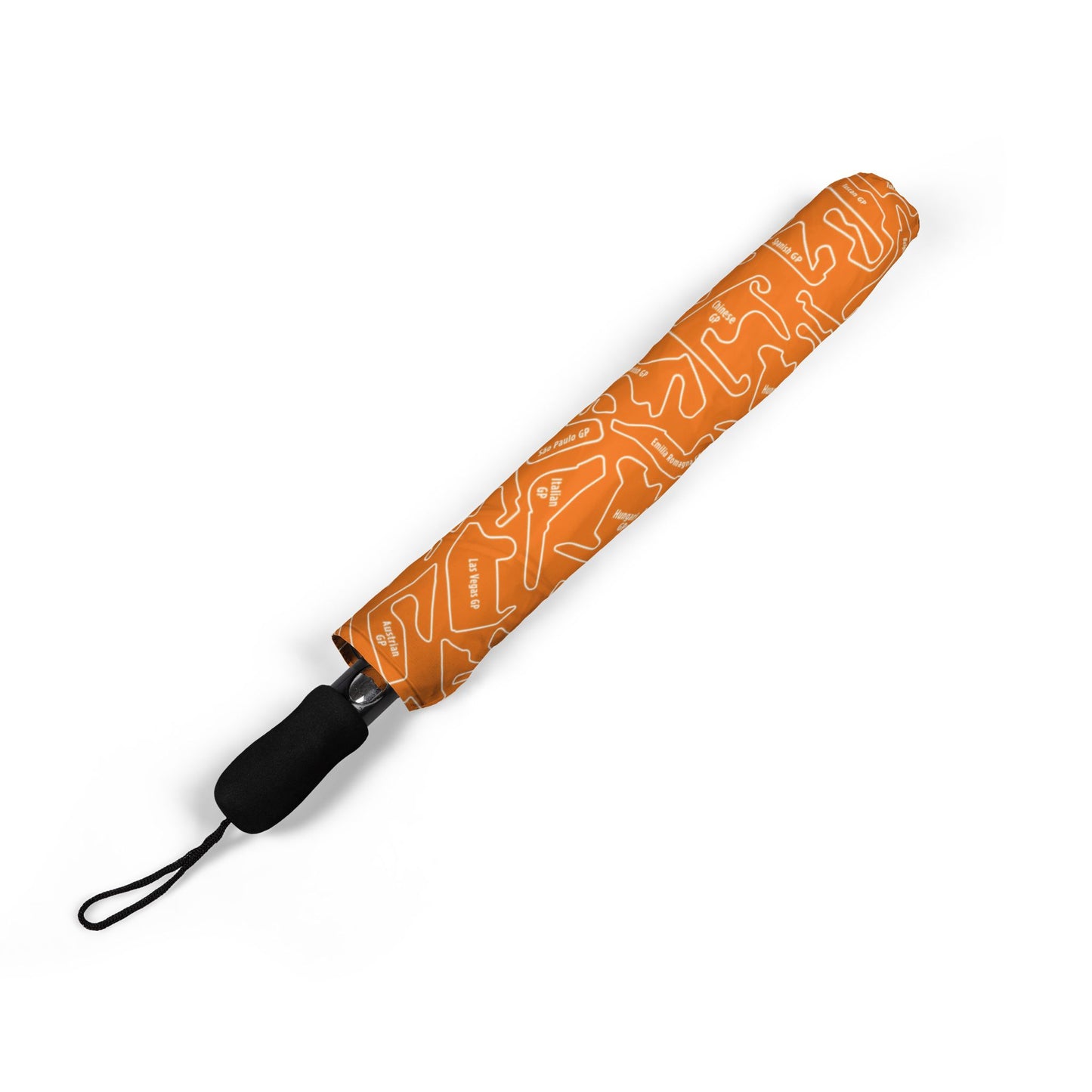 McLaren Long Island Compact Foldable Semi‑Automatic Travel Umbrella