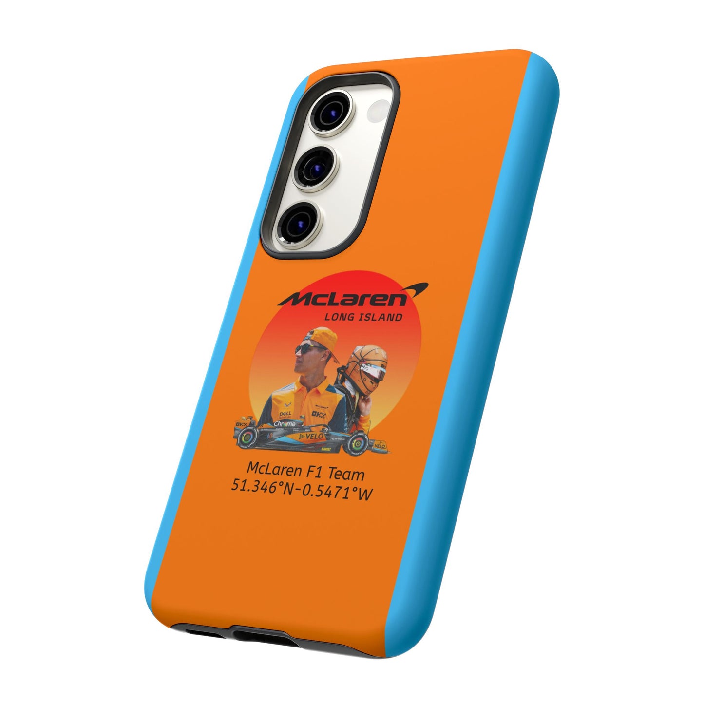 McLaren Long Island McLaren F1 inspired Lando Norris Impact-Resistant Phone Case - Sleek & Stylish