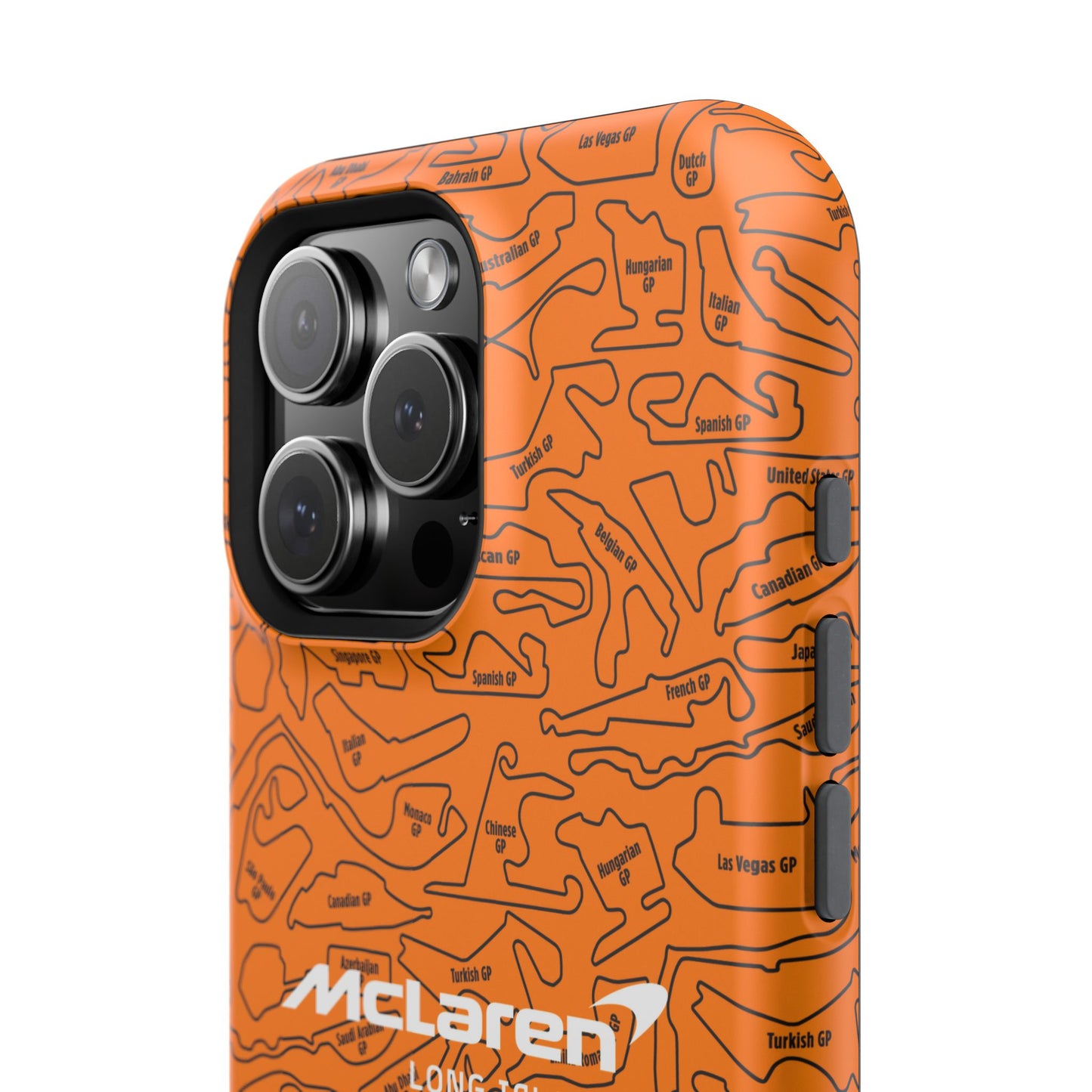 McLaren Long Island F1 race Track Inspired Impact-Resistant Phone Case