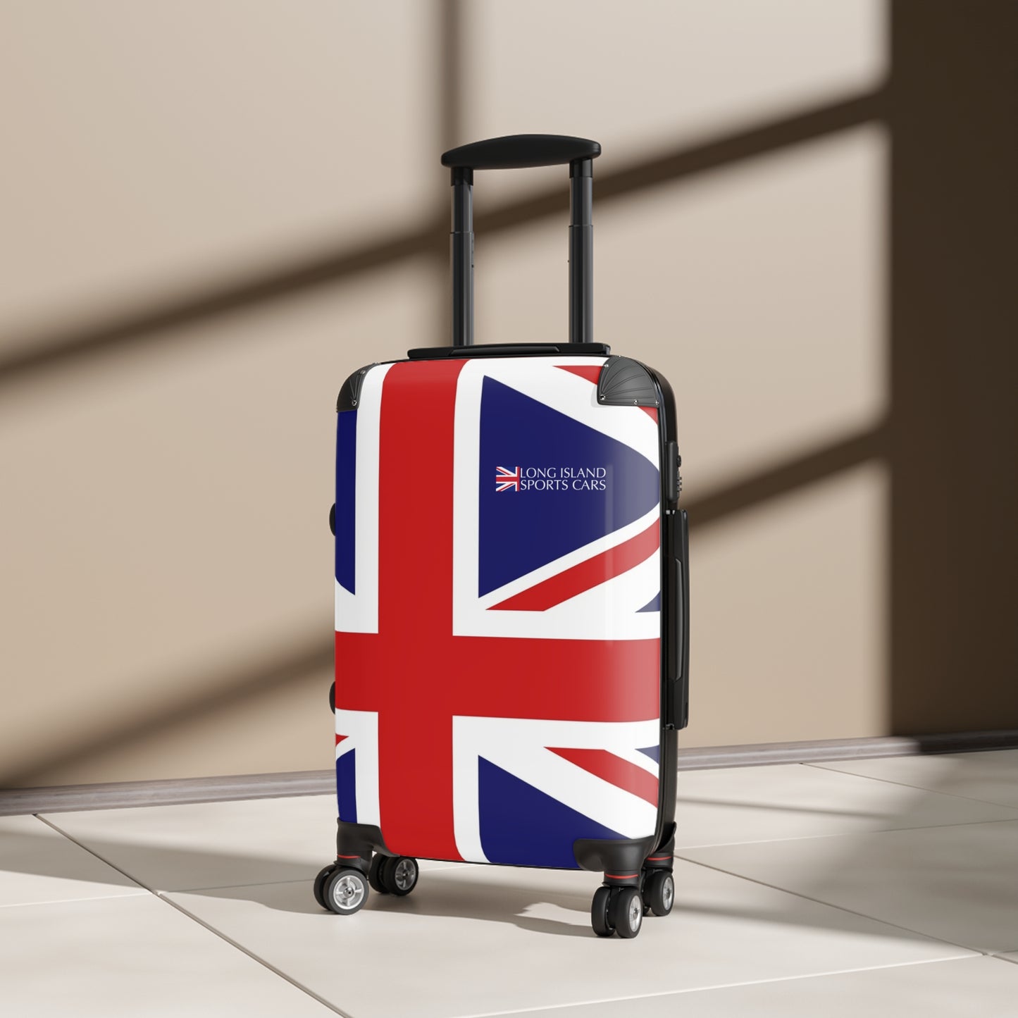 Long Island Sports Cars Flag Suitcase
