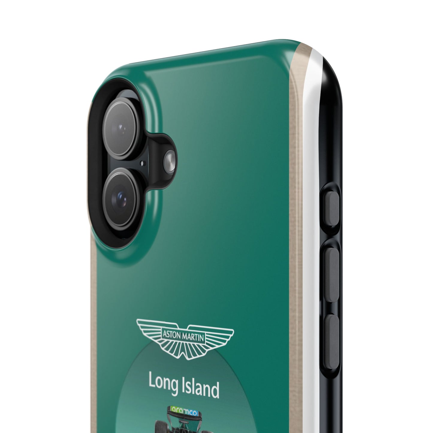 Aston Martin Long Island Formula 1 inspired Impact-Resistant Phone Case - Sleek & Stylish