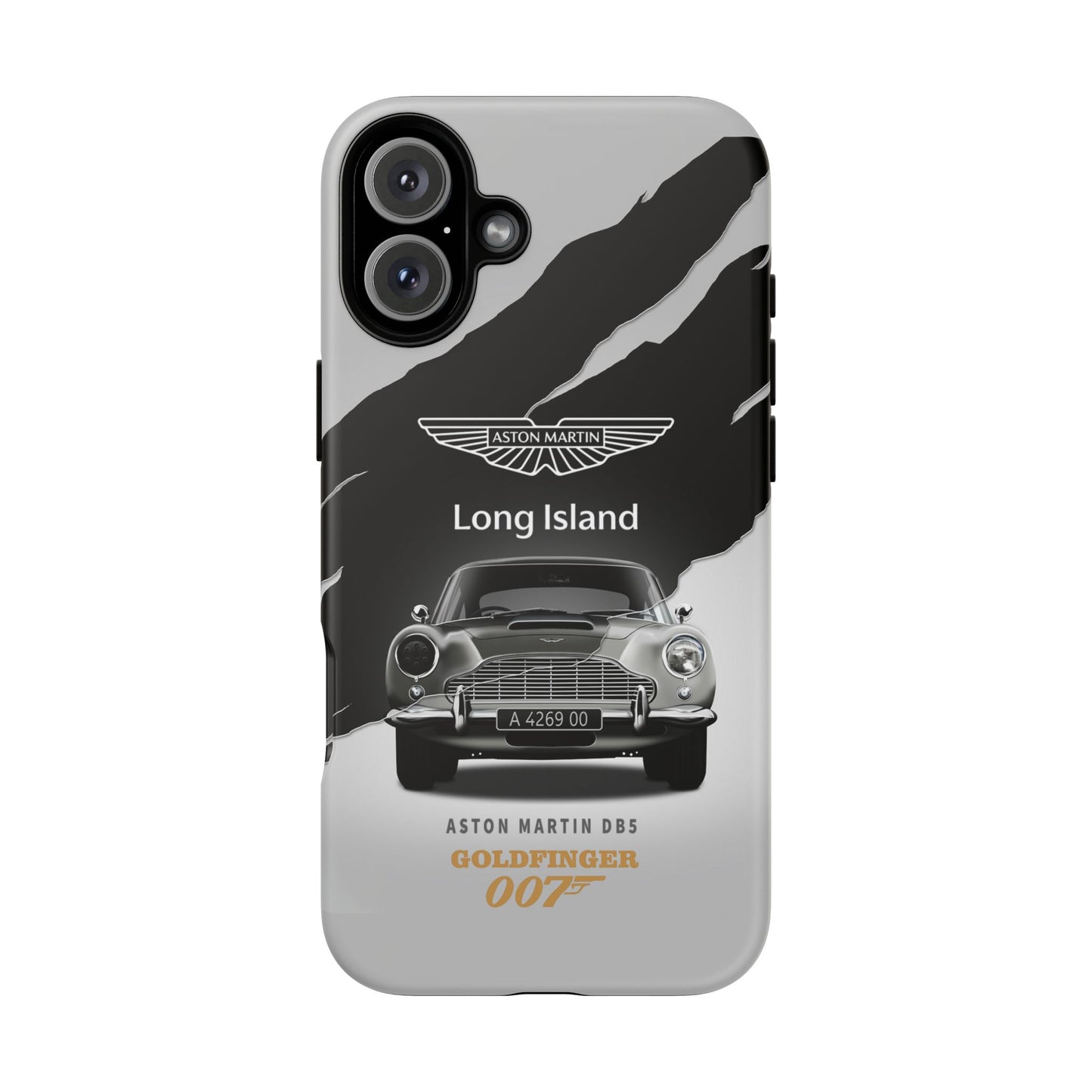 Aston Martin Long Island Phone Case Aston Martin DB5 Goldfinger 007 inspired Phone case (iPhone 8-17)