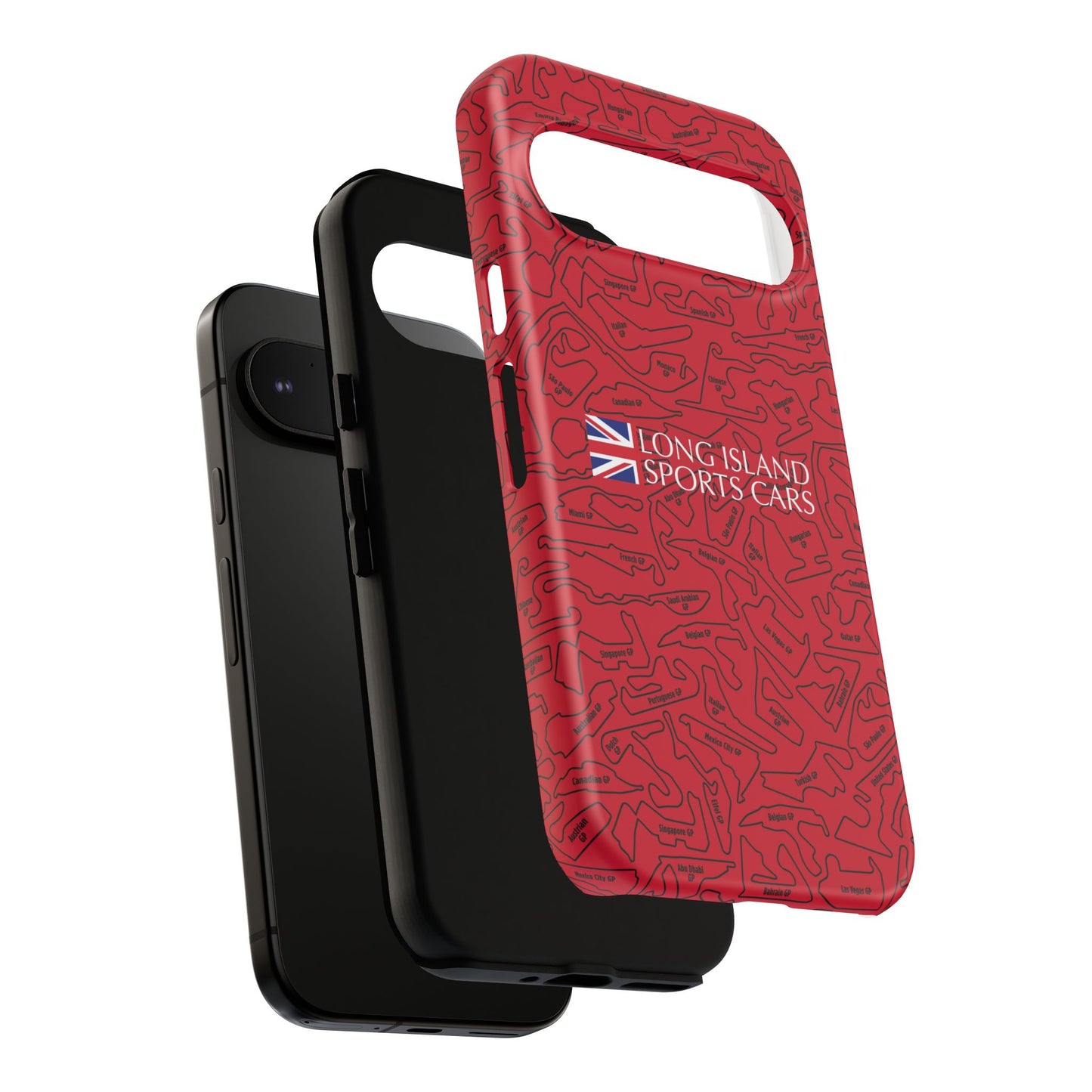 Long Island Sports Cars F1 race Track Inspired Impact-Resistant Phone Case