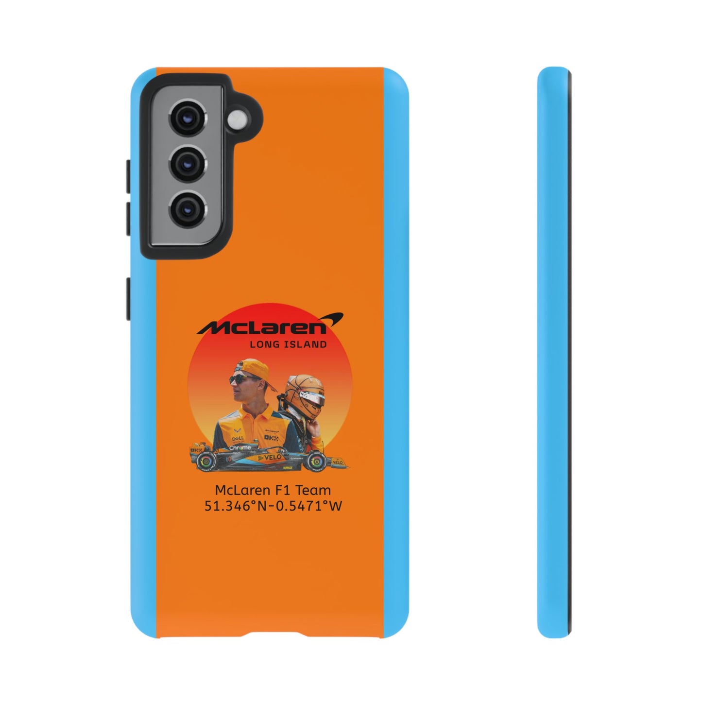 McLaren Long Island McLaren F1 inspired Lando Norris Impact-Resistant Phone Case - Sleek & Stylish