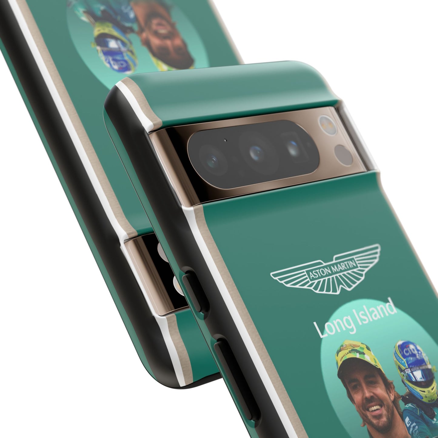 Aston Martin Long Island F1 inspired Fernando Alonso Impact-Resistant Phone Case - Sleek & Stylish