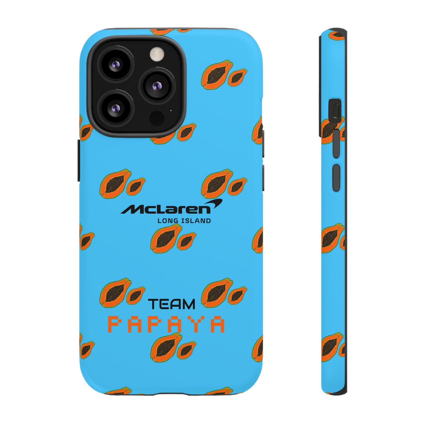 McLaren Long Island Team Papaya Impact-Resistant Phone Case - Sleek & Stylish