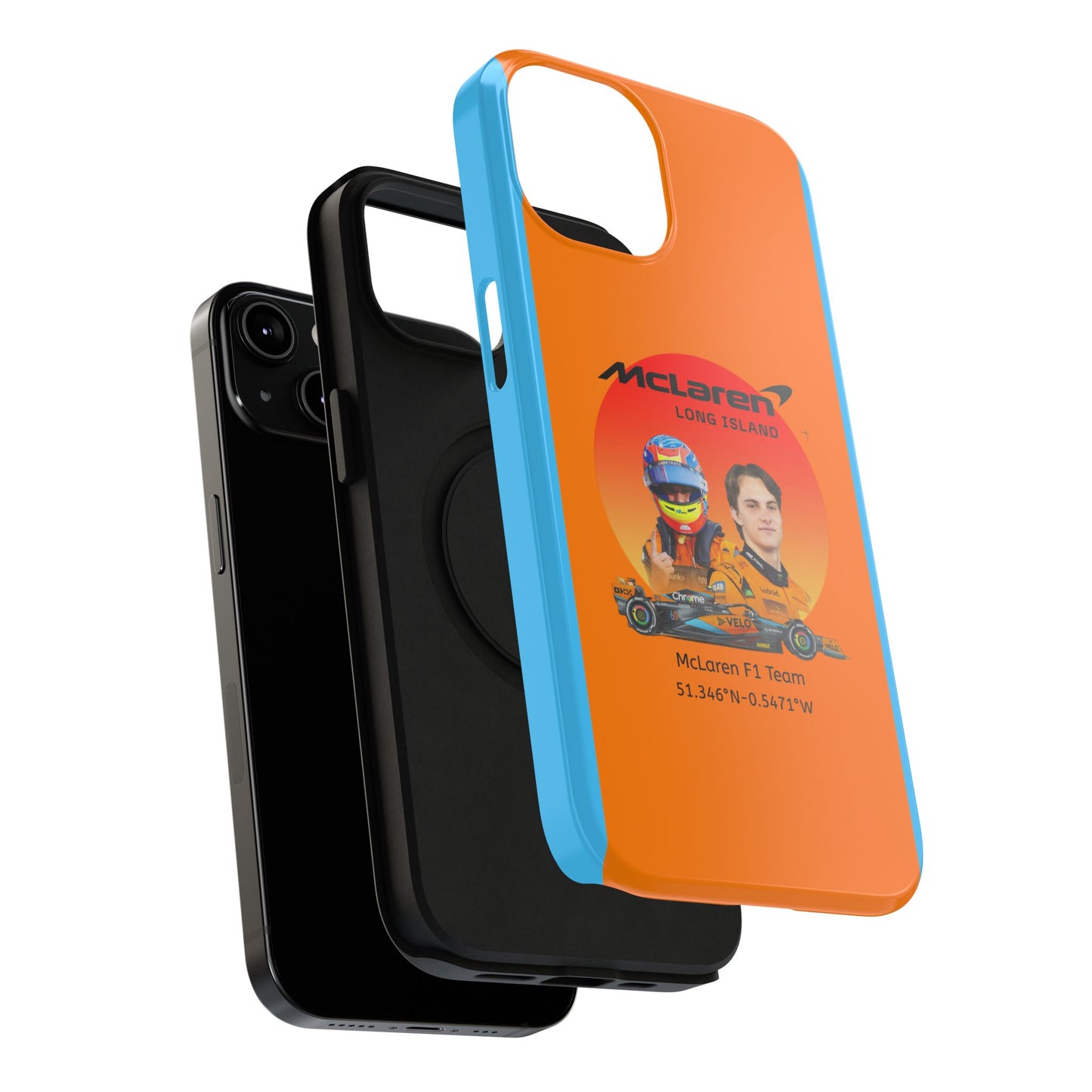 McLaren Long Island McLaren F1 inspired Oscar Piastri Impact-Resistant Phone Case - Sleek & Stylish