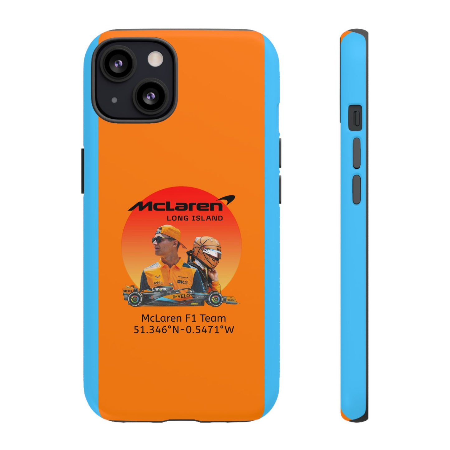 McLaren Long Island McLaren F1 inspired Lando Norris Impact-Resistant Phone Case - Sleek & Stylish