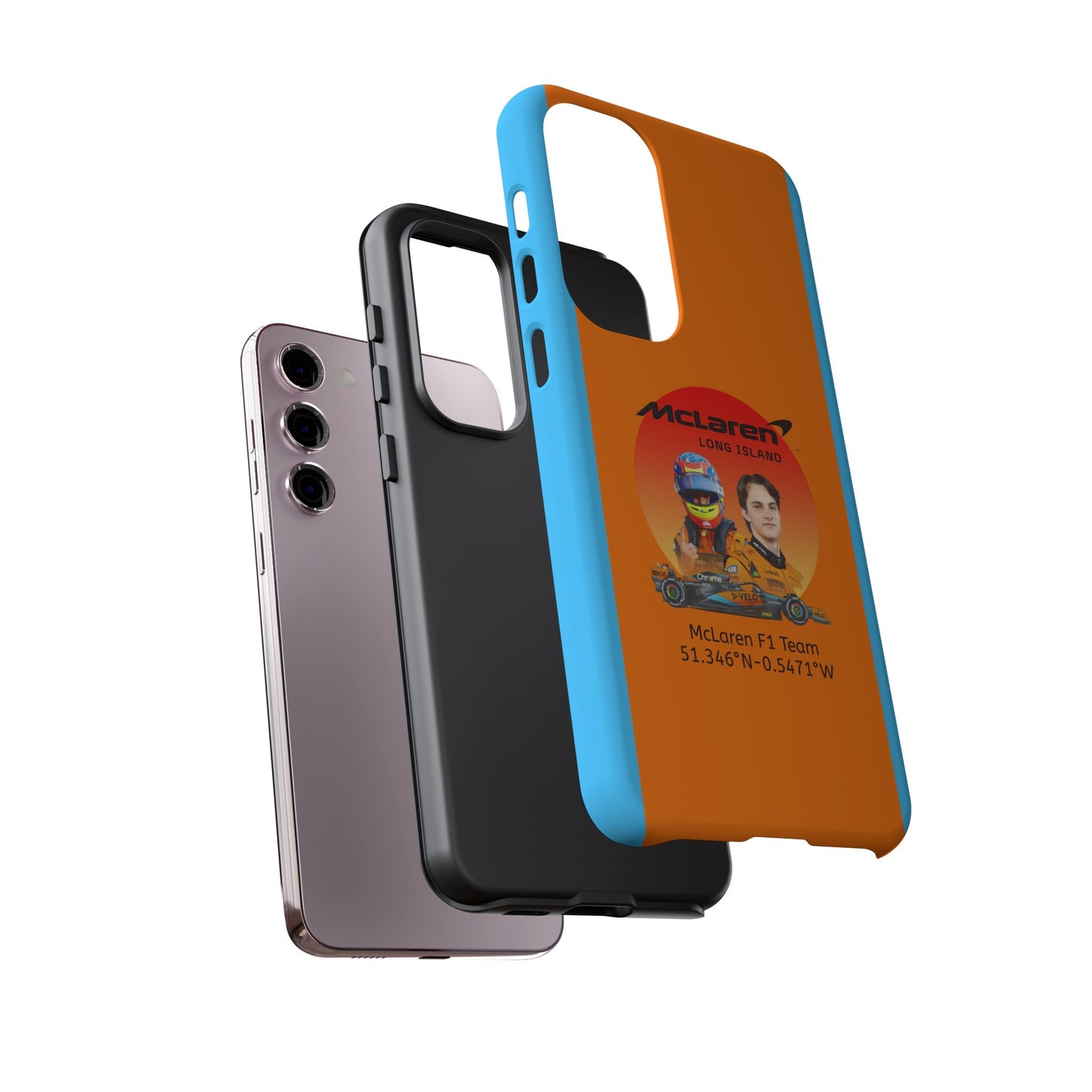 McLaren Long Island McLaren F1 inspired Oscar Piastri Impact-Resistant Phone Case - Sleek & Stylish