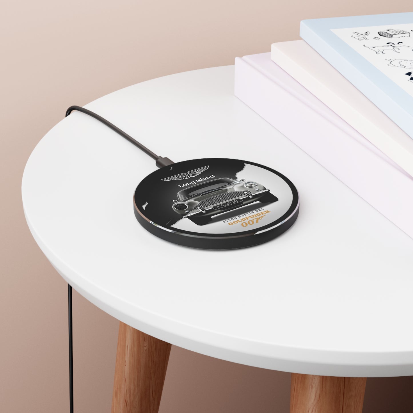 Aston Martin Long Island Phone Case Aston Martin DB5 Goldfinger 007 inspired  Wireless Charger - Fast Charging Pad