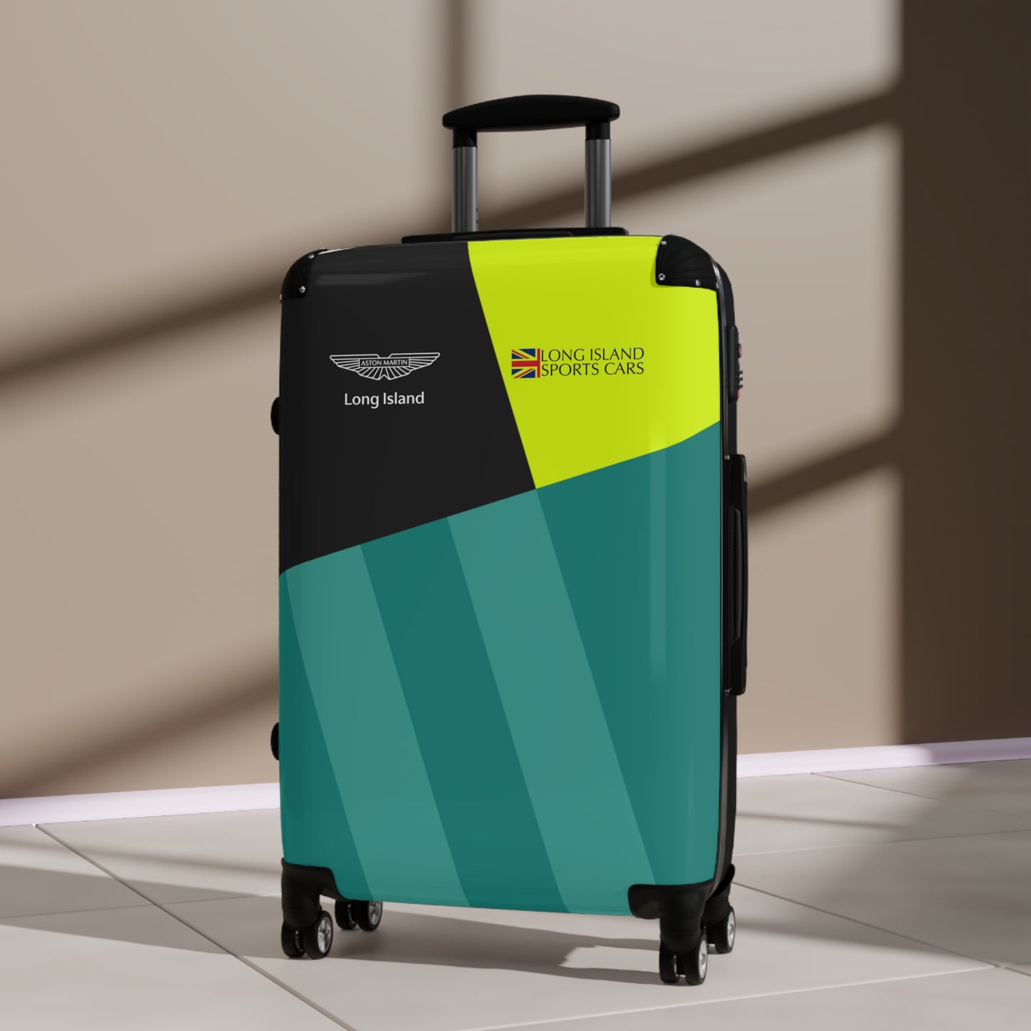 Aston Martin Long Island AM Green Suitcase