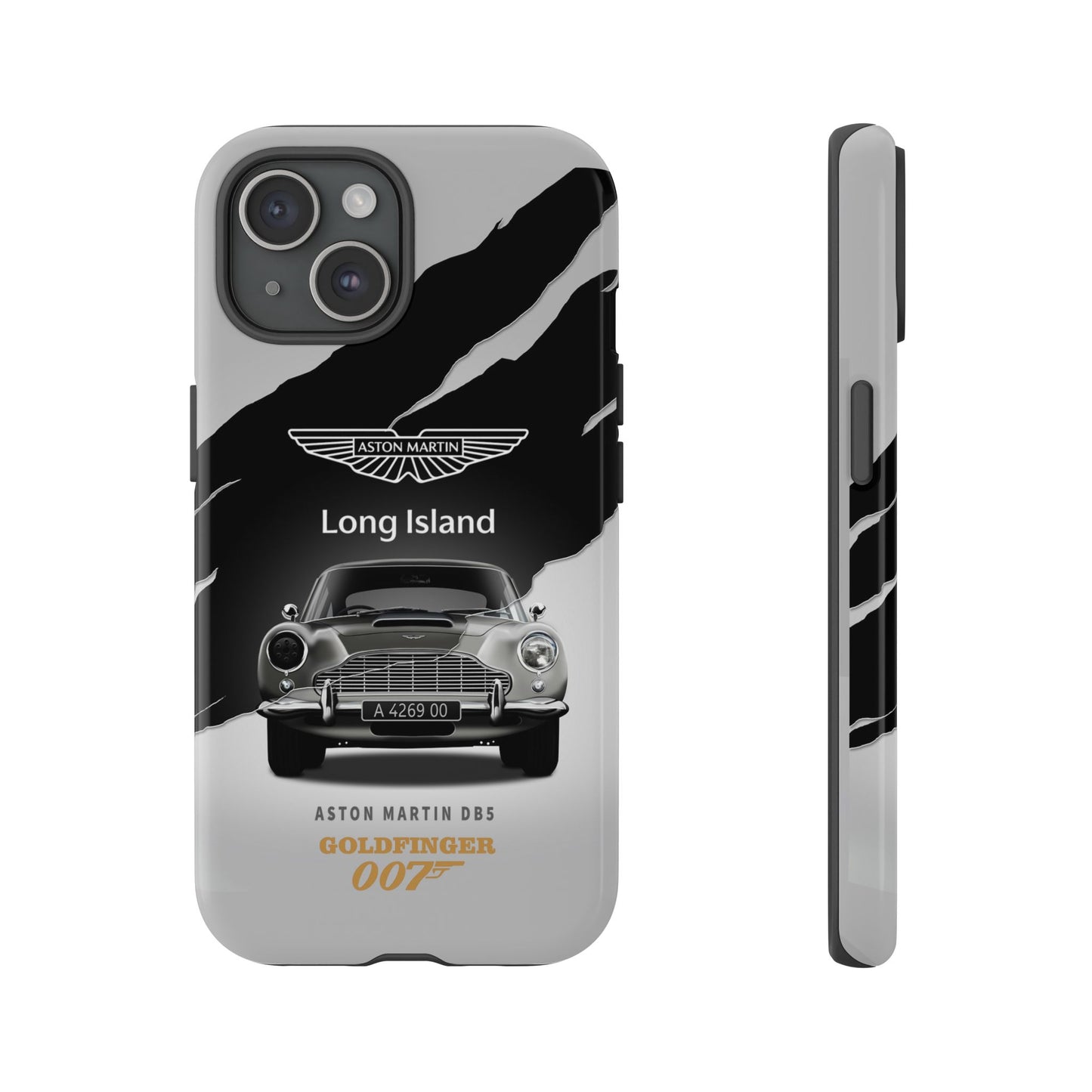 Aston Martin Long Island Phone Case Aston Martin DB5 Goldfinger 007 inspired Phone case (iPhone 8-17)