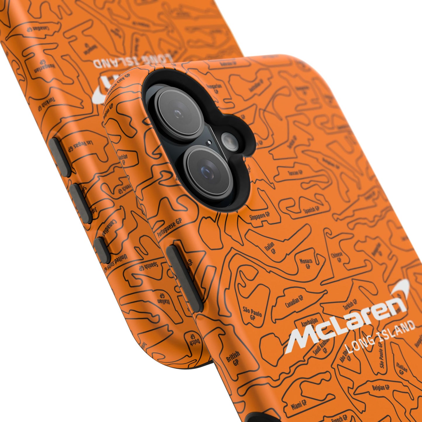 McLaren Long Island F1 race Track Inspired Impact-Resistant Phone Case