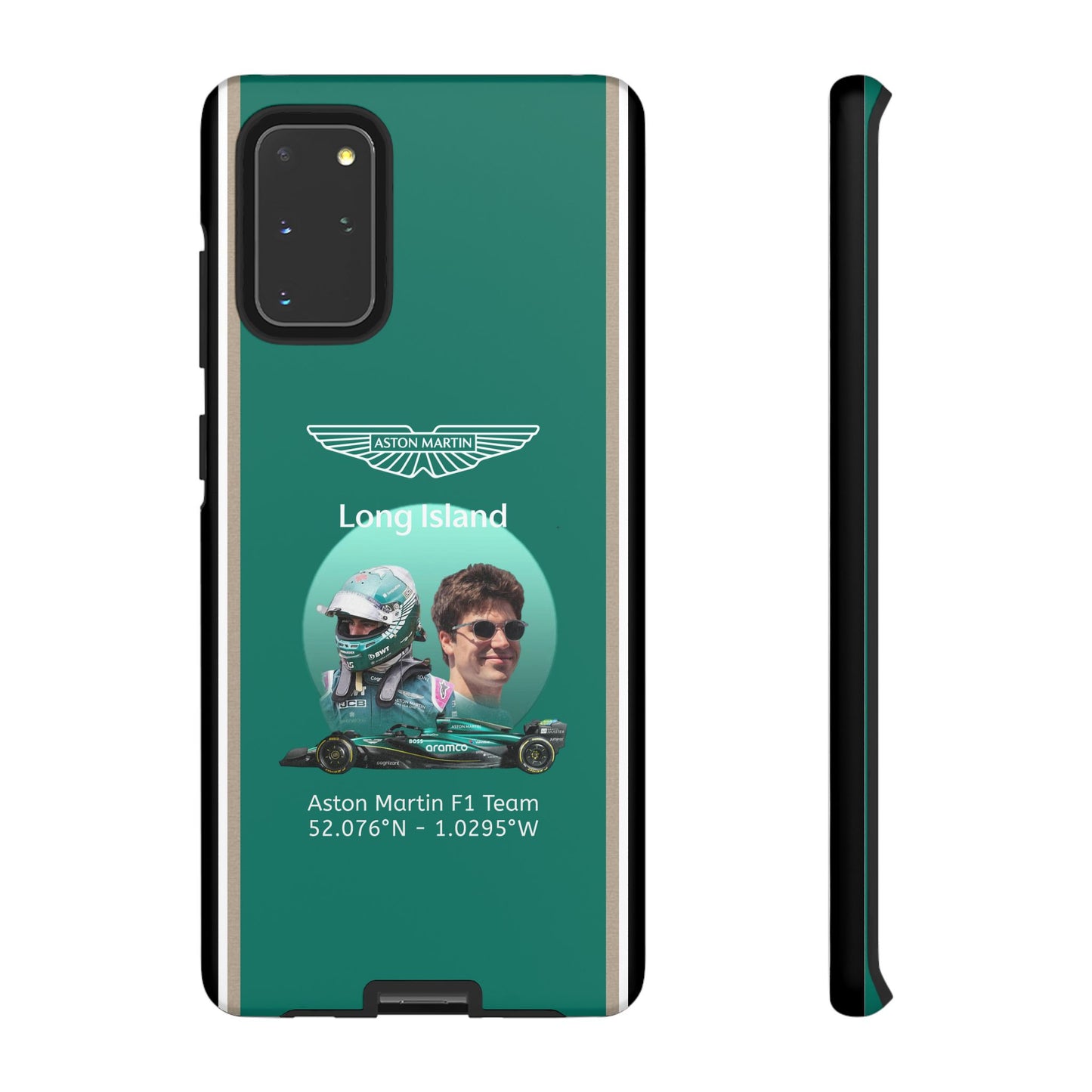 Aston Martin Long Island F1 inspired Lance Stroll Impact-Resistant Phone Case - Sleek & Stylish