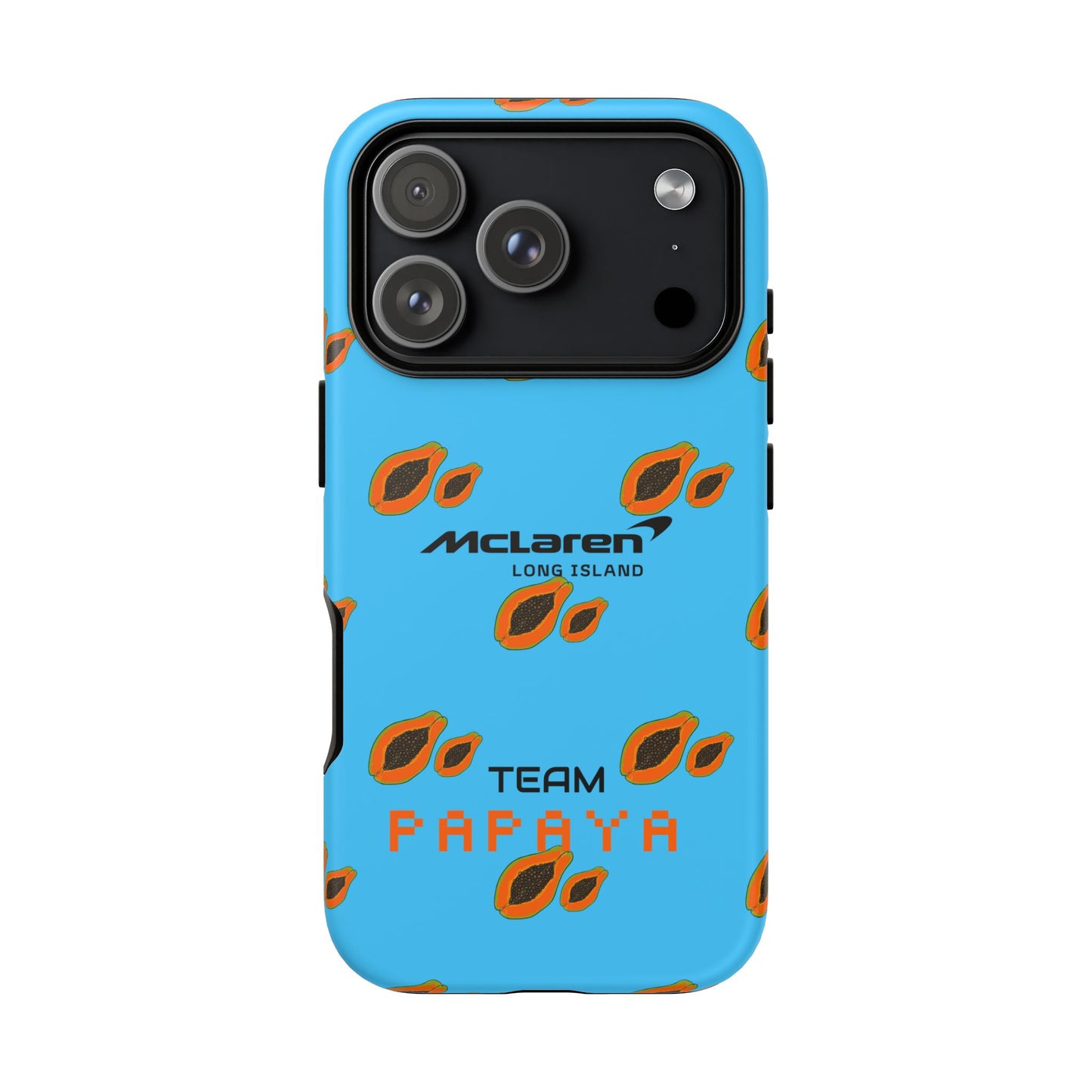 McLaren Long Island Team Papaya Impact-Resistant Phone Case - Sleek & Stylish