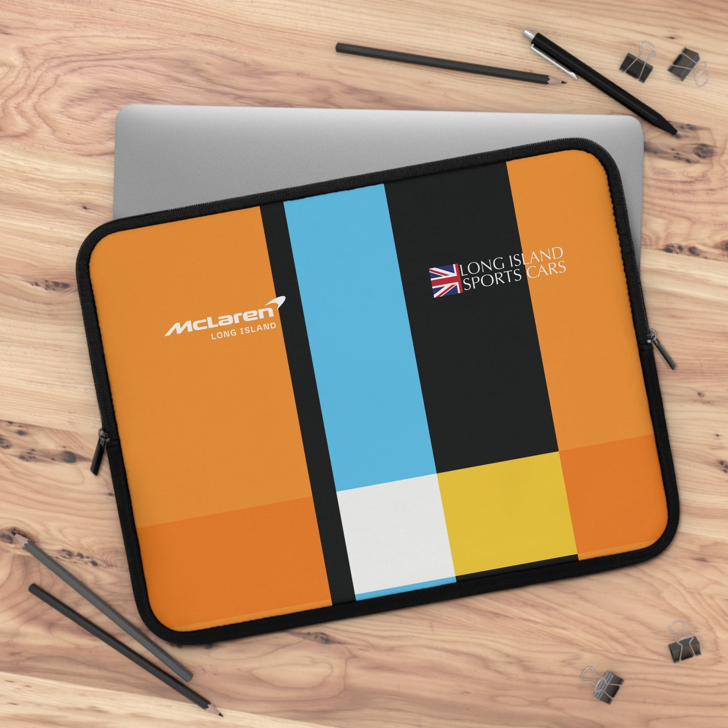 McLaren Long Island Orange Papaya Laptop Sleeve