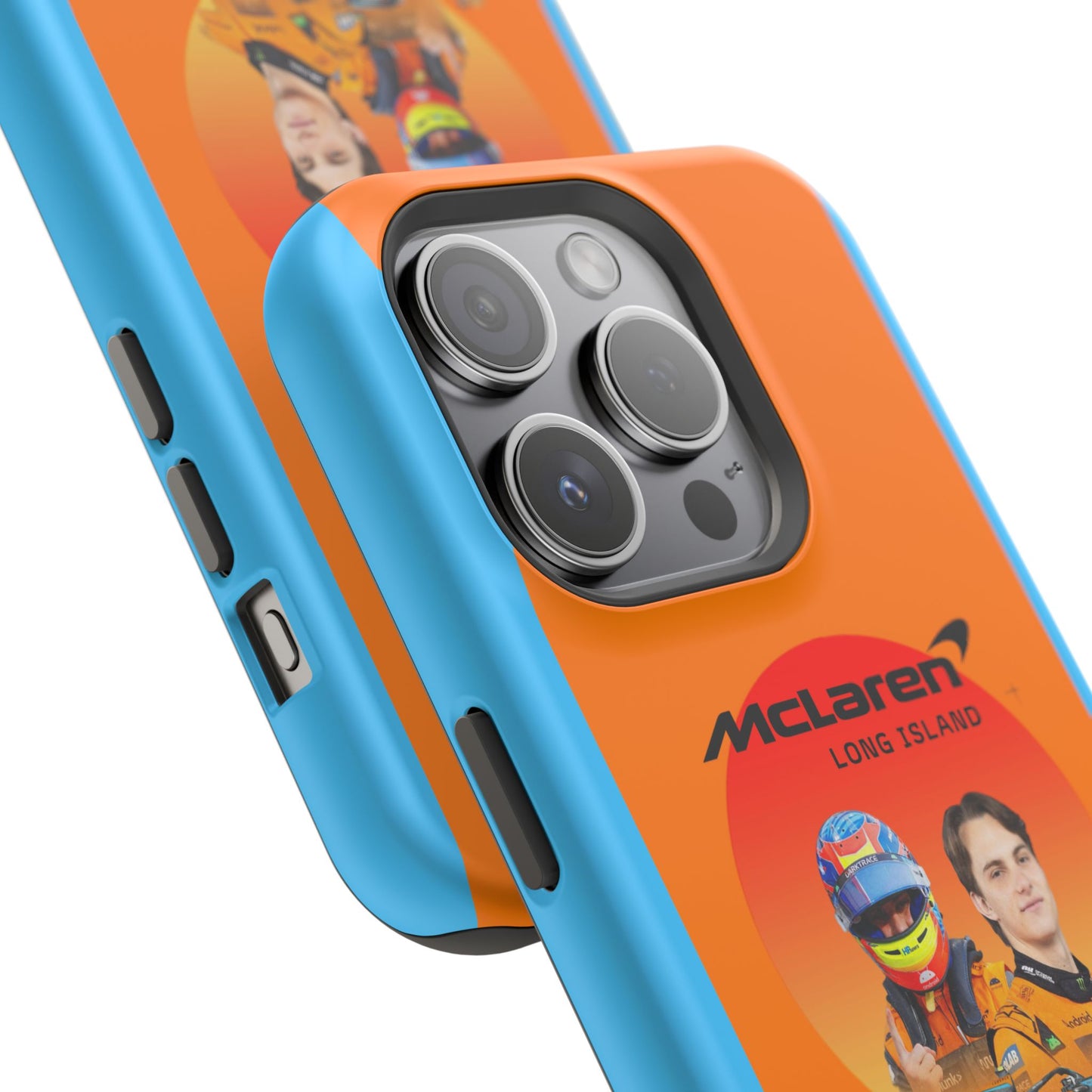 McLaren Long Island McLaren F1 inspired Oscar Piastri Impact-Resistant Phone Case - Sleek & Stylish