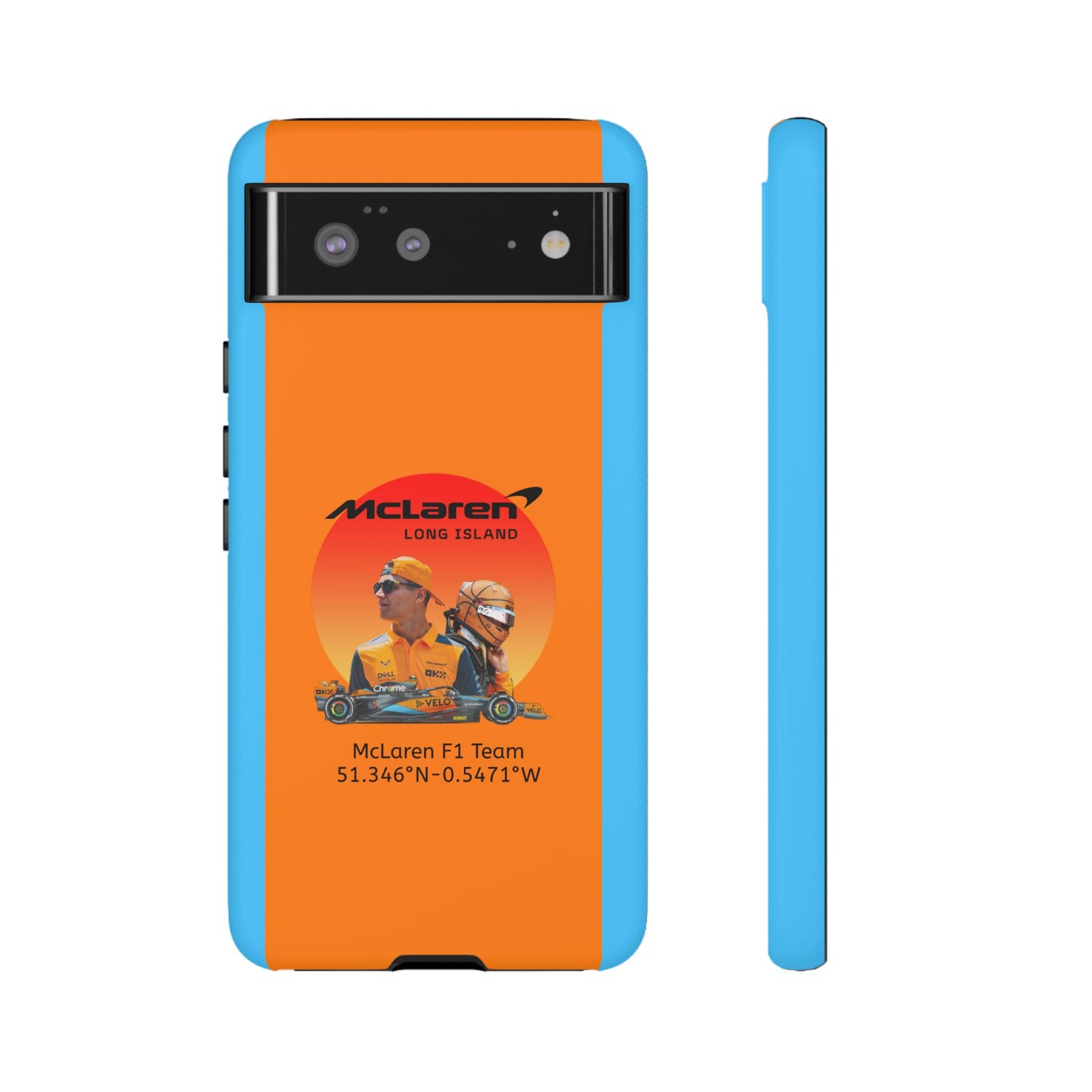 McLaren Long Island McLaren F1 inspired Lando Norris Impact-Resistant Phone Case - Sleek & Stylish