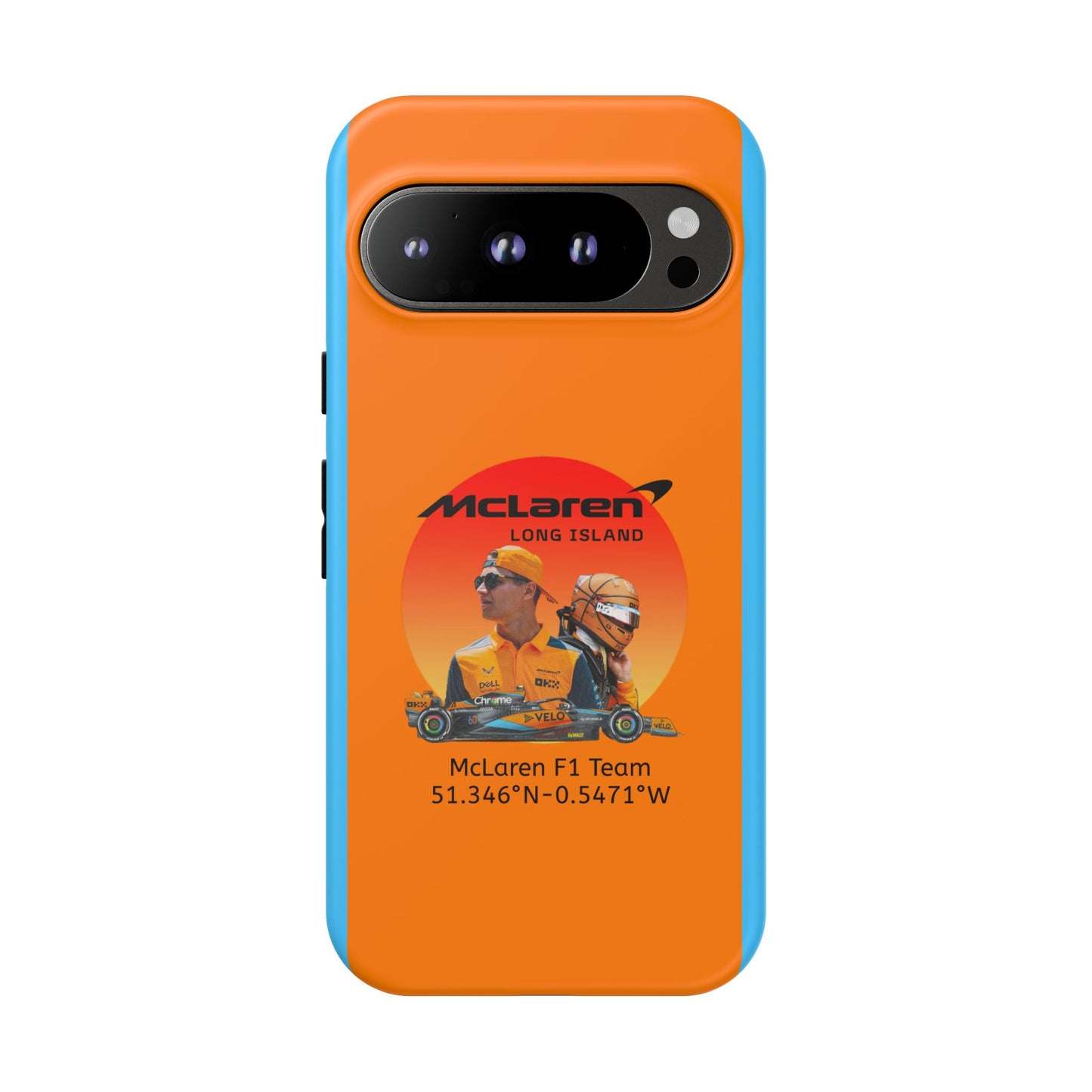 McLaren Long Island McLaren F1 inspired Lando Norris Impact-Resistant Phone Case - Sleek & Stylish