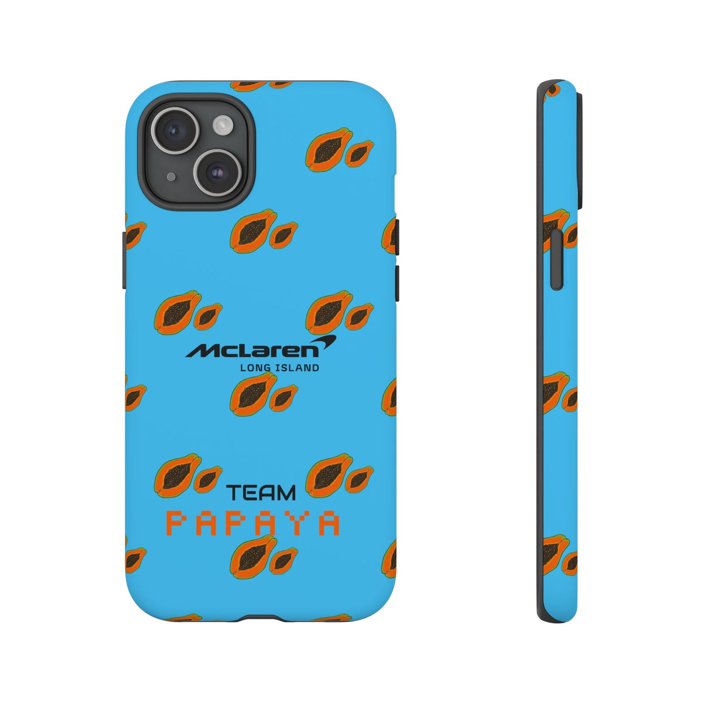 McLaren Long Island Team Papaya Impact-Resistant Phone Case - Sleek & Stylish