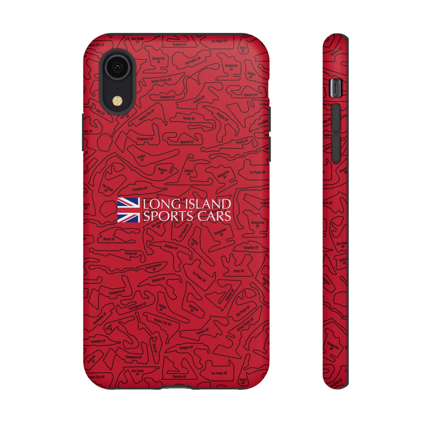 Long Island Sports Cars F1 race Track Inspired Impact-Resistant Phone Case