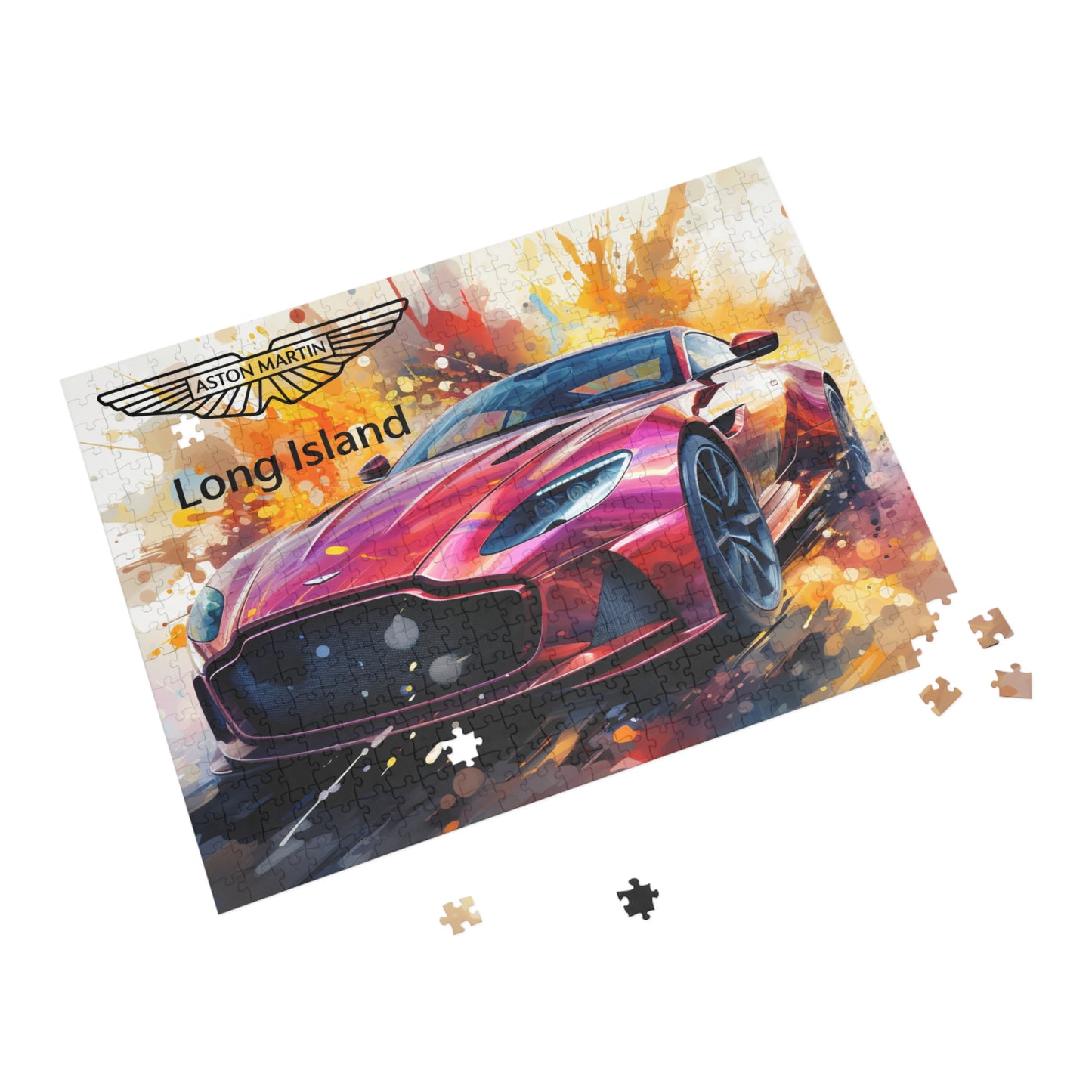 Aston Martin Long Island DBS superleggera Inspired Puzzle - 96, 252, 500, 1000-Piece Options