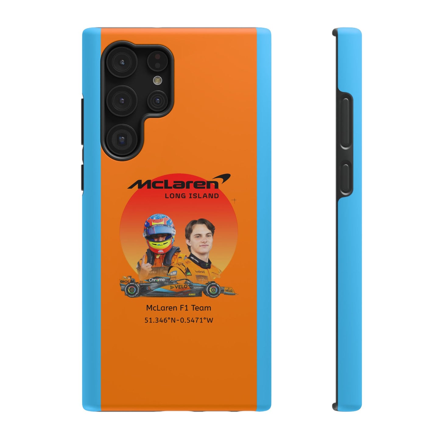 McLaren Long Island McLaren F1 inspired Oscar Piastri Impact-Resistant Phone Case - Sleek & Stylish