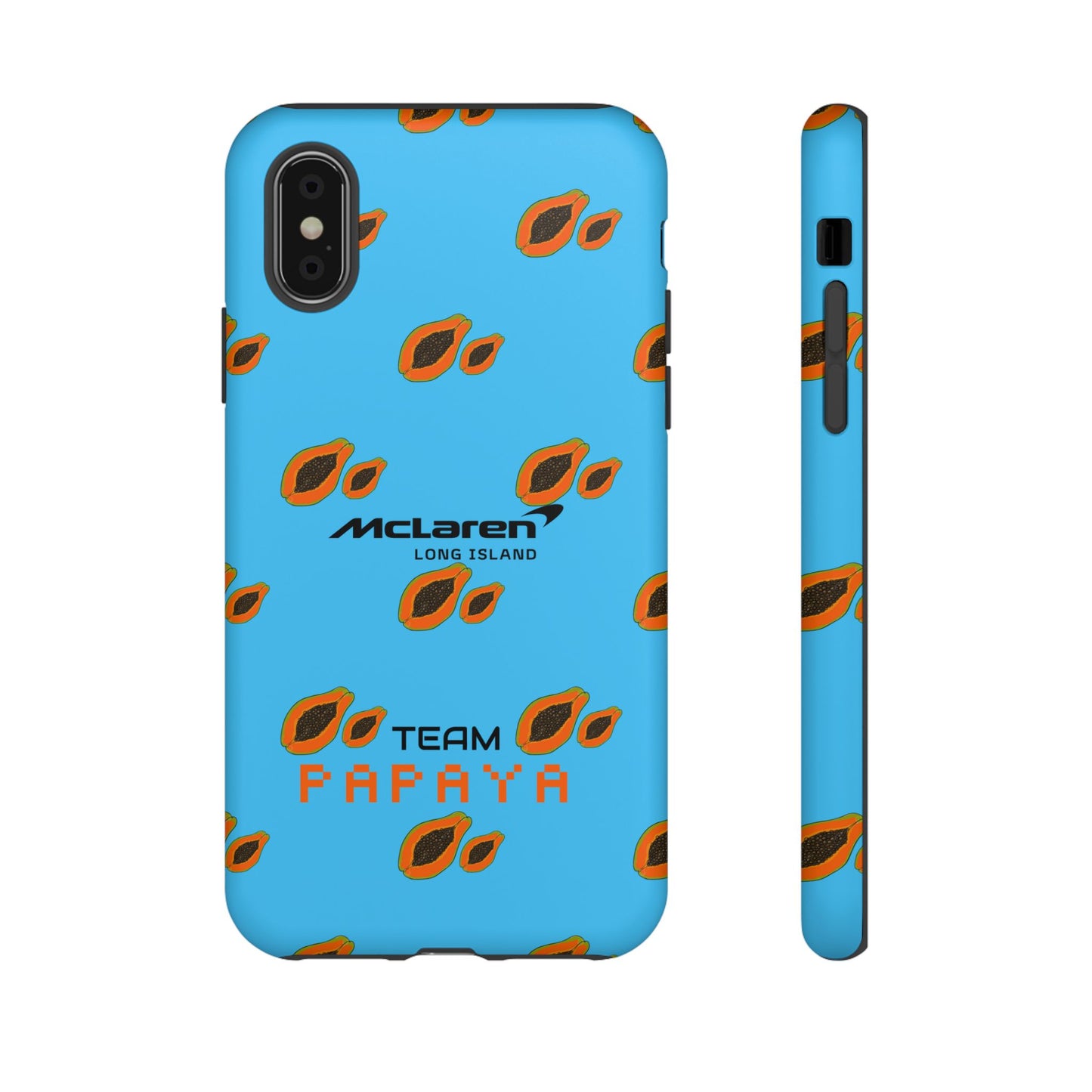 McLaren Long Island Team Papaya Impact-Resistant Phone Case - Sleek & Stylish