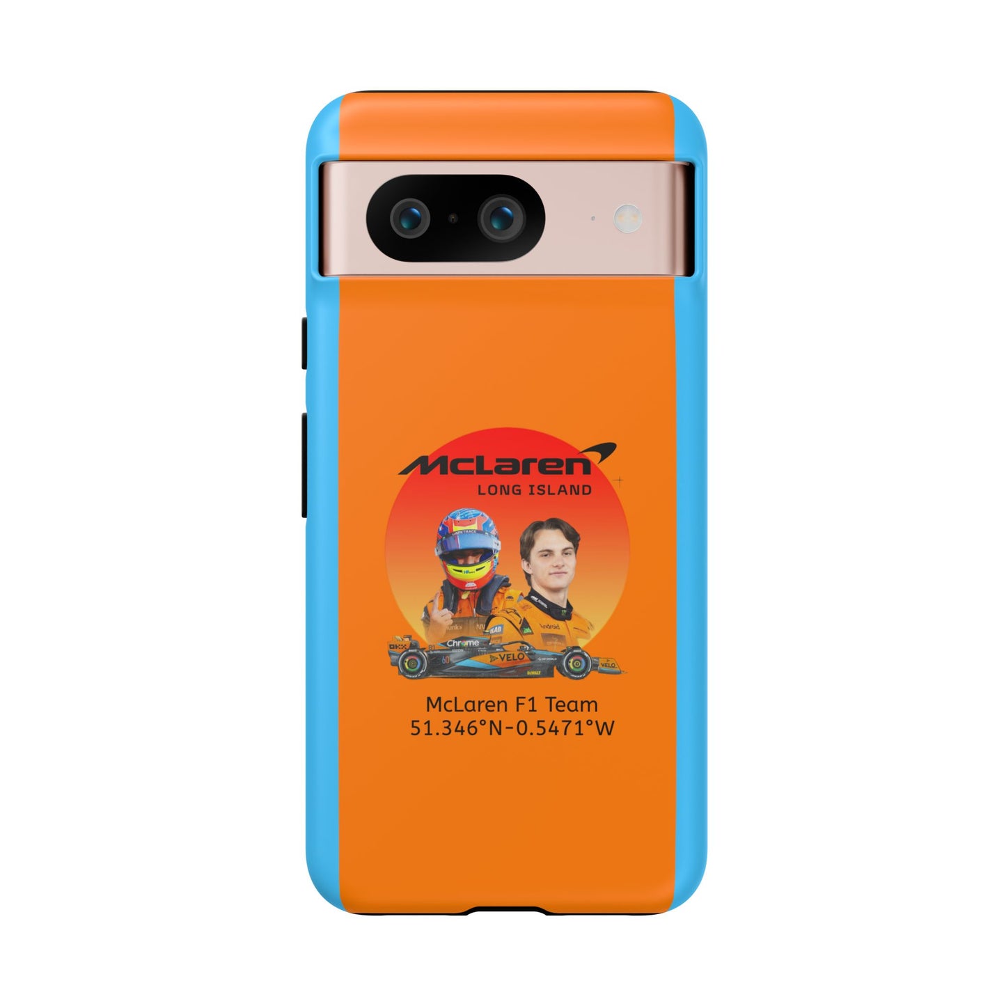 McLaren Long Island McLaren F1 inspired Oscar Piastri Impact-Resistant Phone Case - Sleek & Stylish