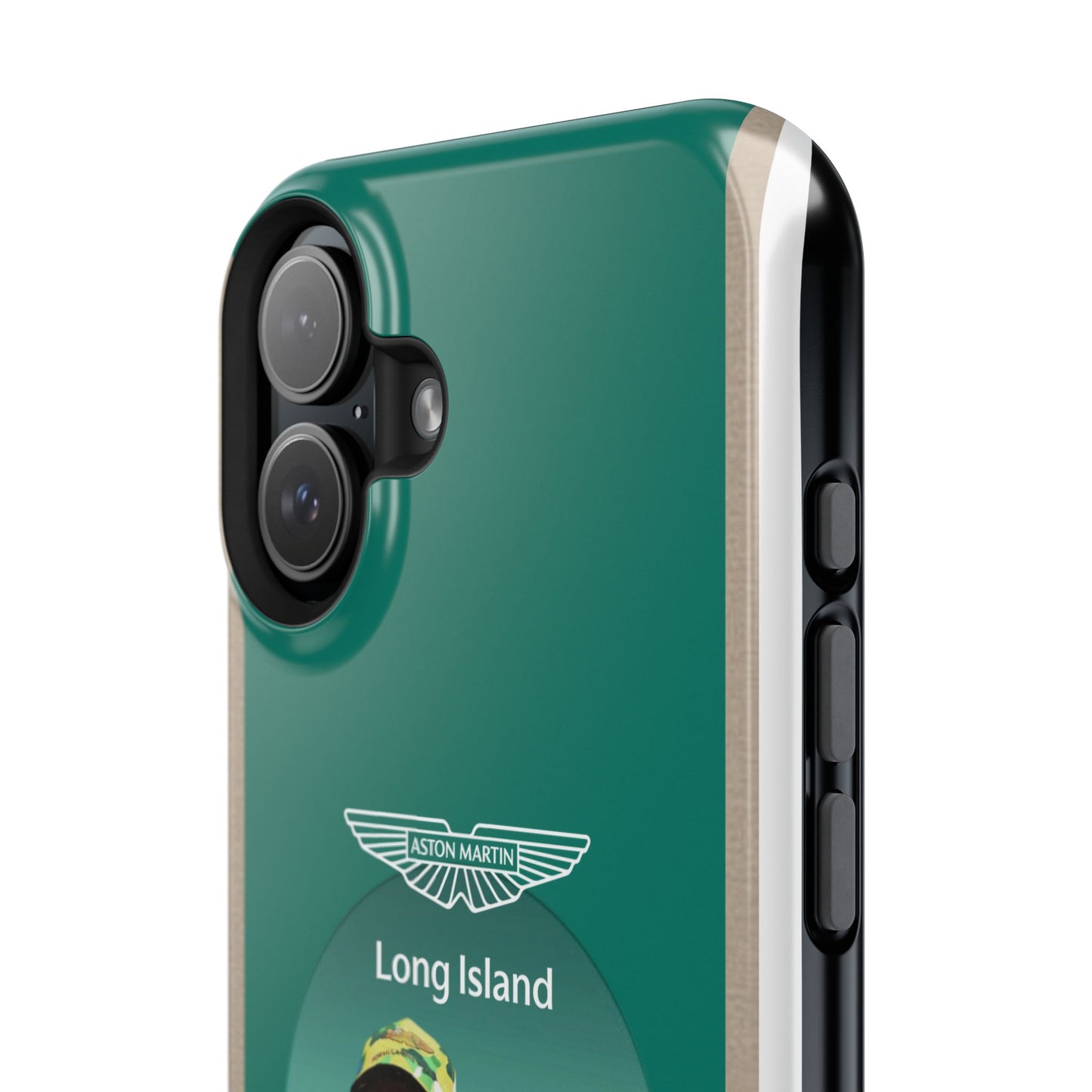 Aston Martin Long Island F1 inspired Fernando Alonso Impact-Resistant Phone Case - Sleek & Stylish