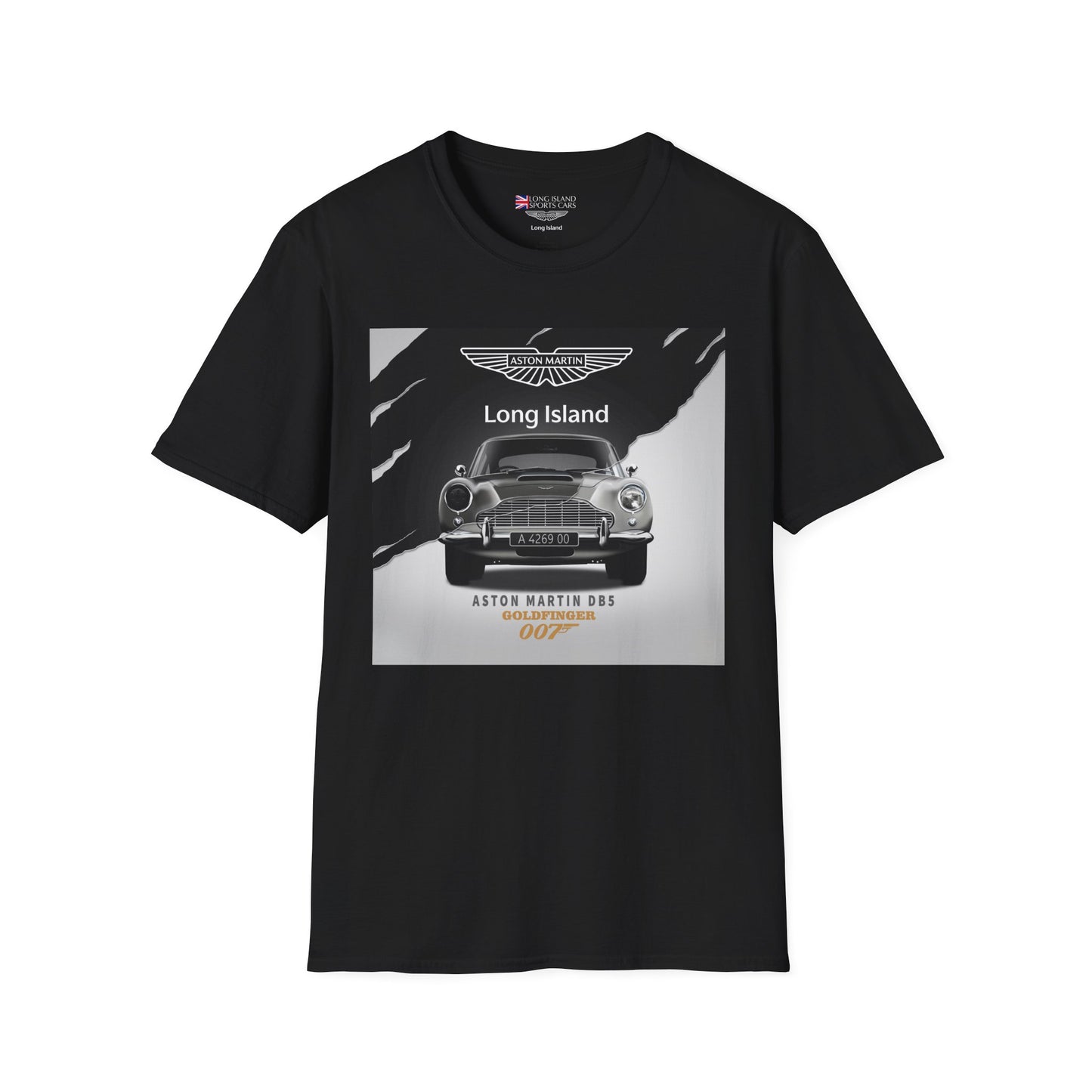 Aston Martin Long Island DB5 Goldfinger Bond-Inspired Unisex T-Shirt