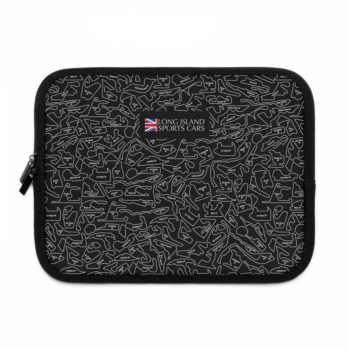Long Island Sports Cars F1 Racetrack Laptop Sleeve
