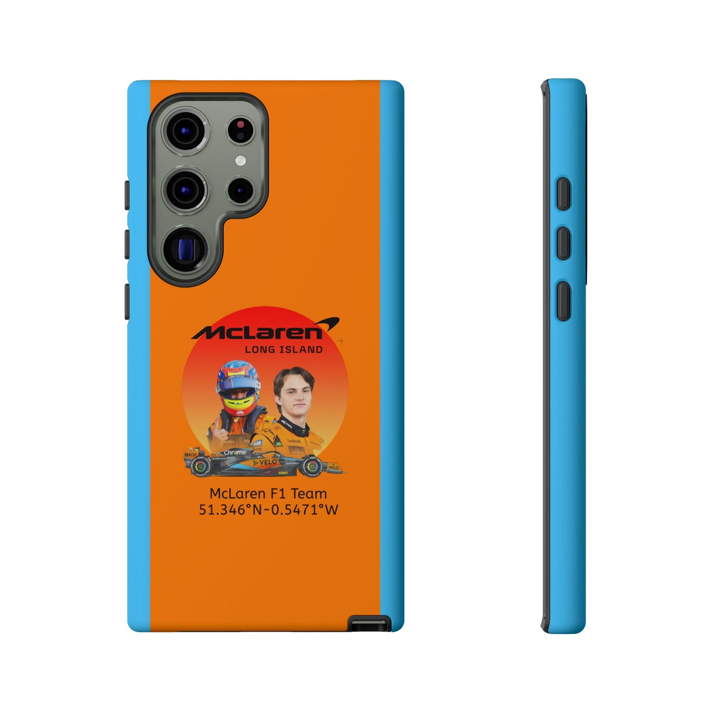 McLaren Long Island McLaren F1 inspired Oscar Piastri Impact-Resistant Phone Case - Sleek & Stylish