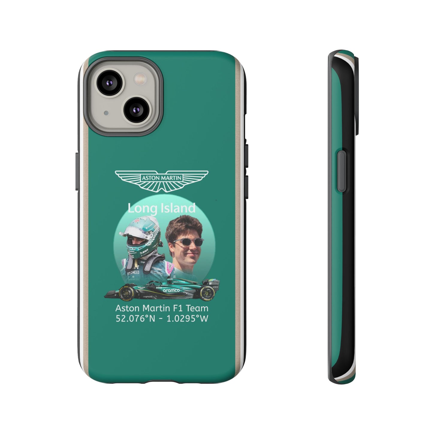 Aston Martin Long Island F1 inspired Lance Stroll Impact-Resistant Phone Case - Sleek & Stylish