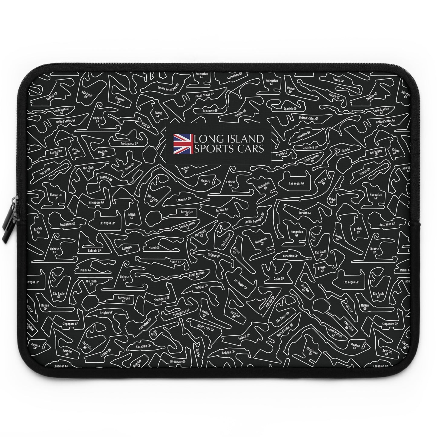 Long Island Sports Cars F1 Racetrack Laptop Sleeve