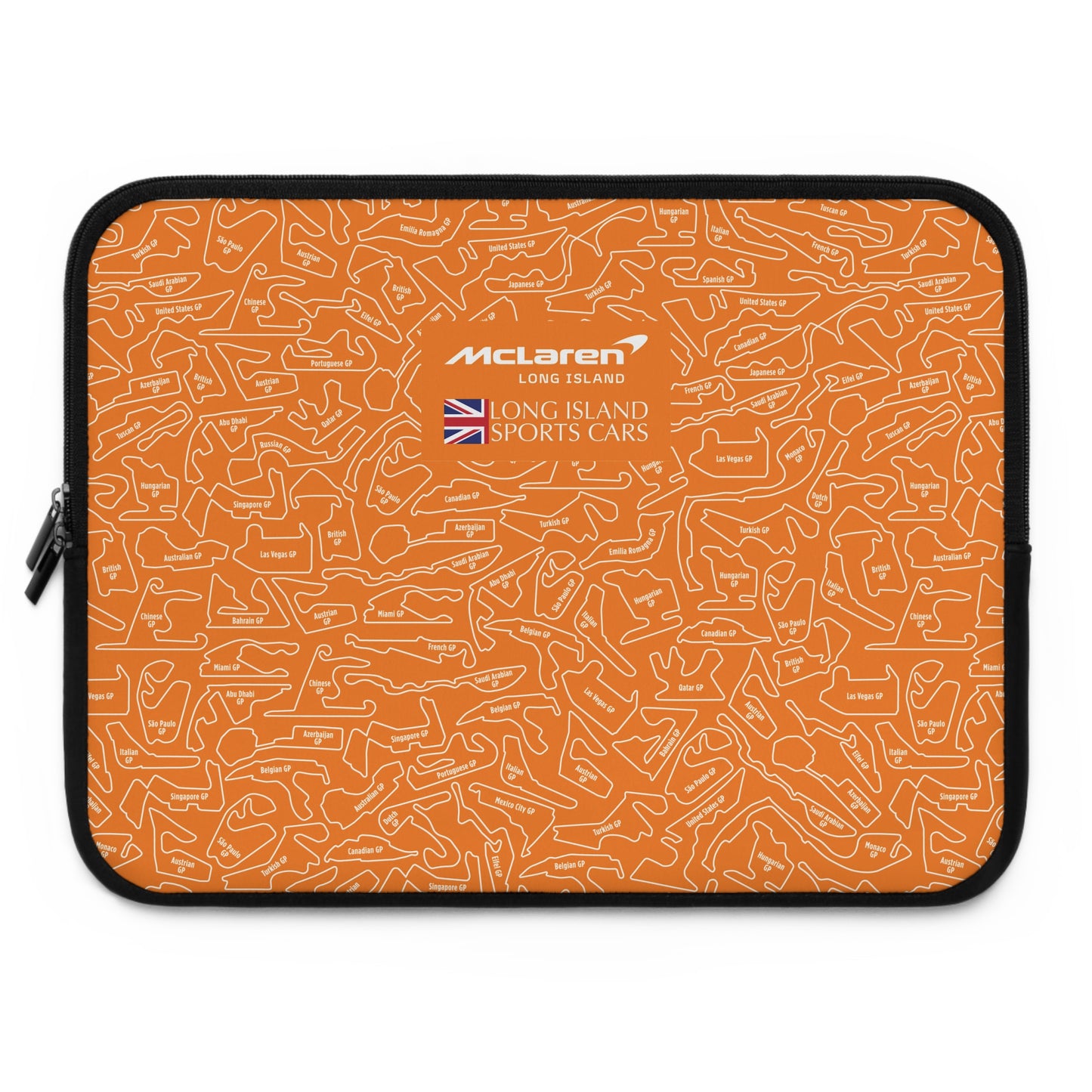 McLaren Long Island F1 Racetrack Laptop Sleeve