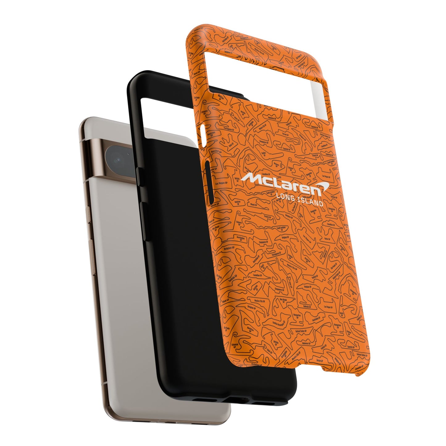 McLaren Long Island F1 race Track Inspired Impact-Resistant Phone Case