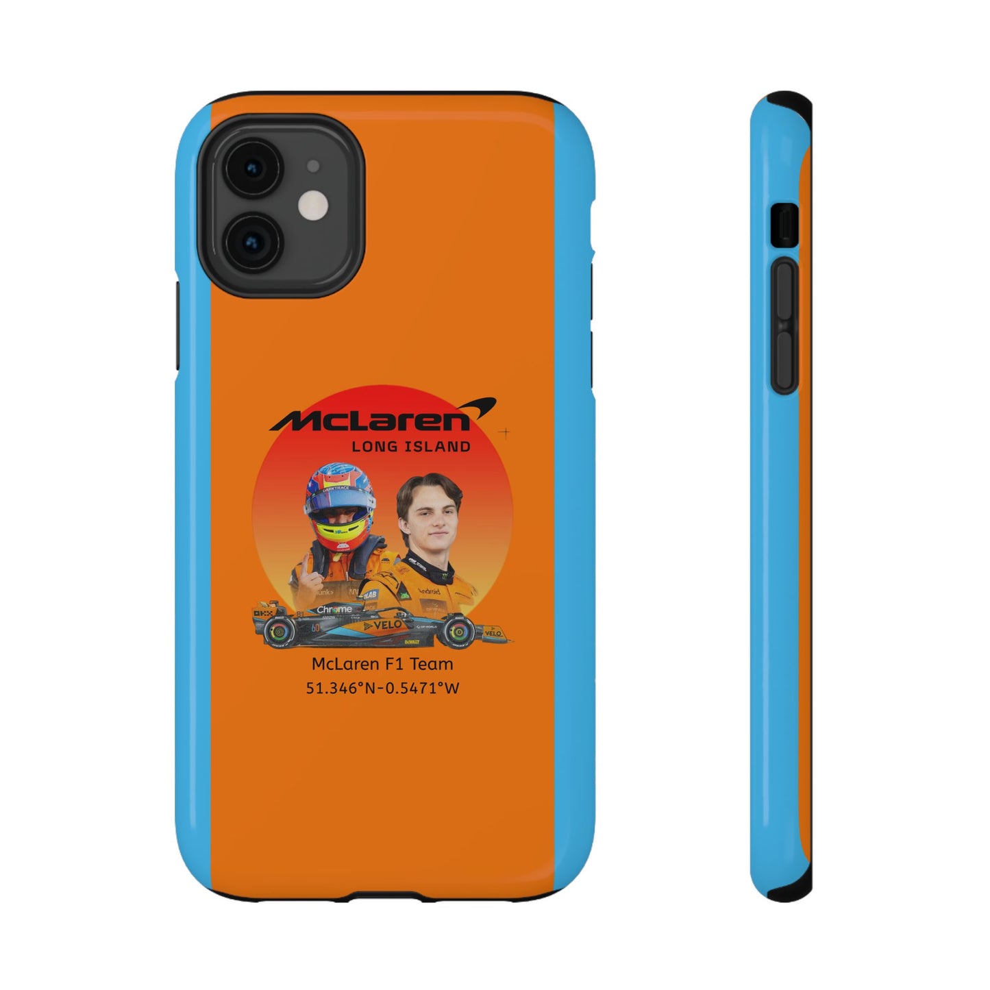 McLaren Long Island McLaren F1 inspired Oscar Piastri Impact-Resistant Phone Case - Sleek & Stylish