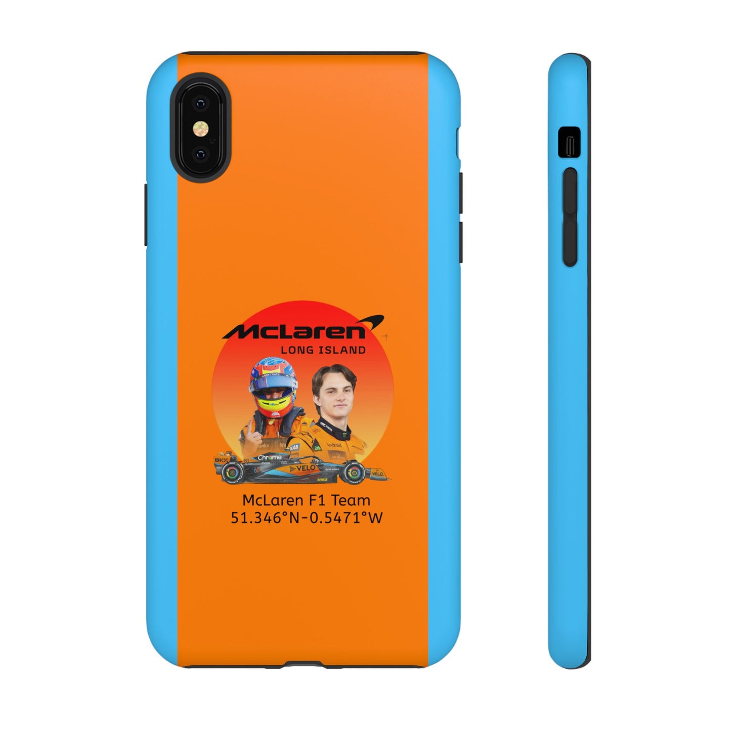 McLaren Long Island McLaren F1 inspired Oscar Piastri Impact-Resistant Phone Case - Sleek & Stylish