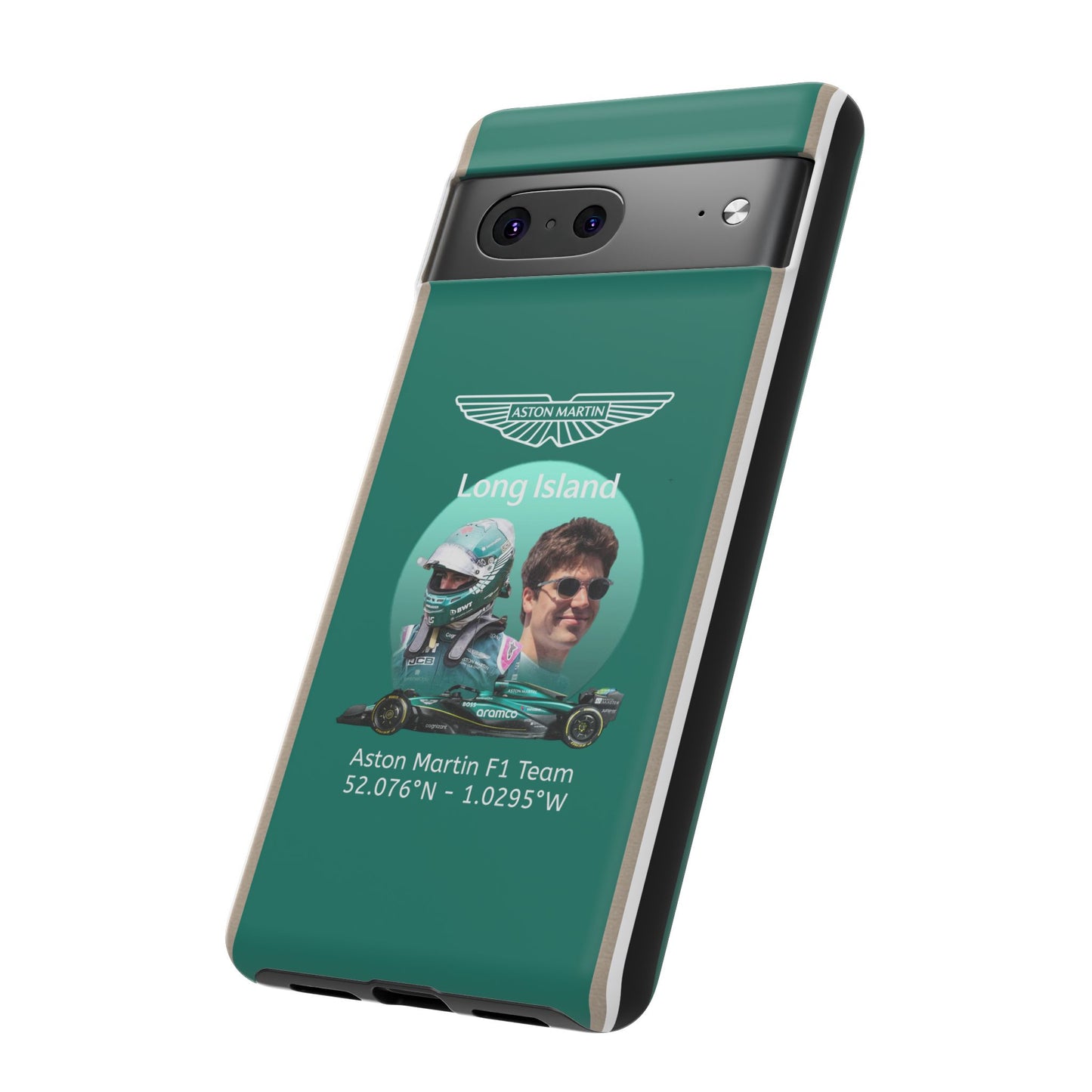 Aston Martin Long Island F1 inspired Lance Stroll Impact-Resistant Phone Case - Sleek & Stylish