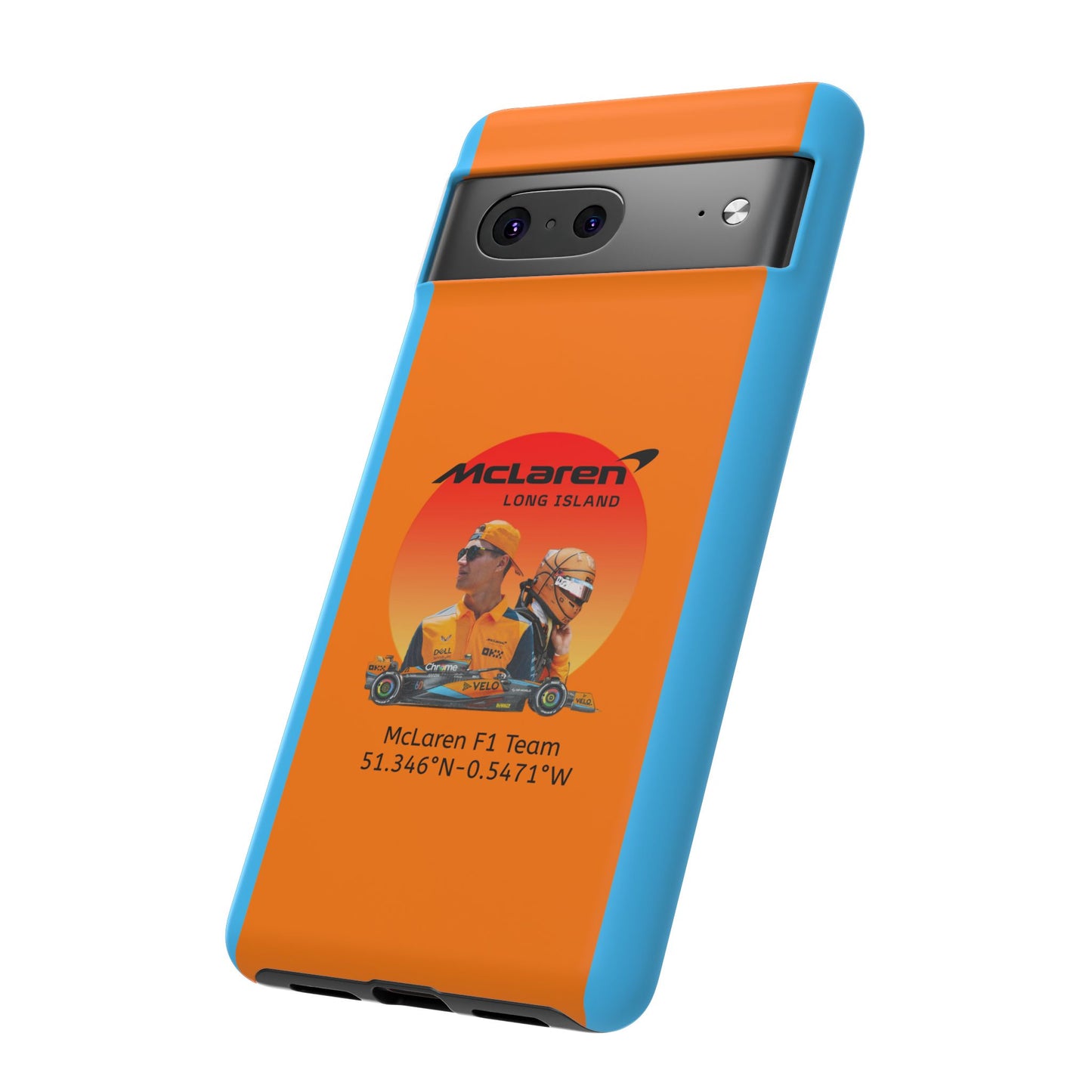 McLaren Long Island McLaren F1 inspired Lando Norris Impact-Resistant Phone Case - Sleek & Stylish