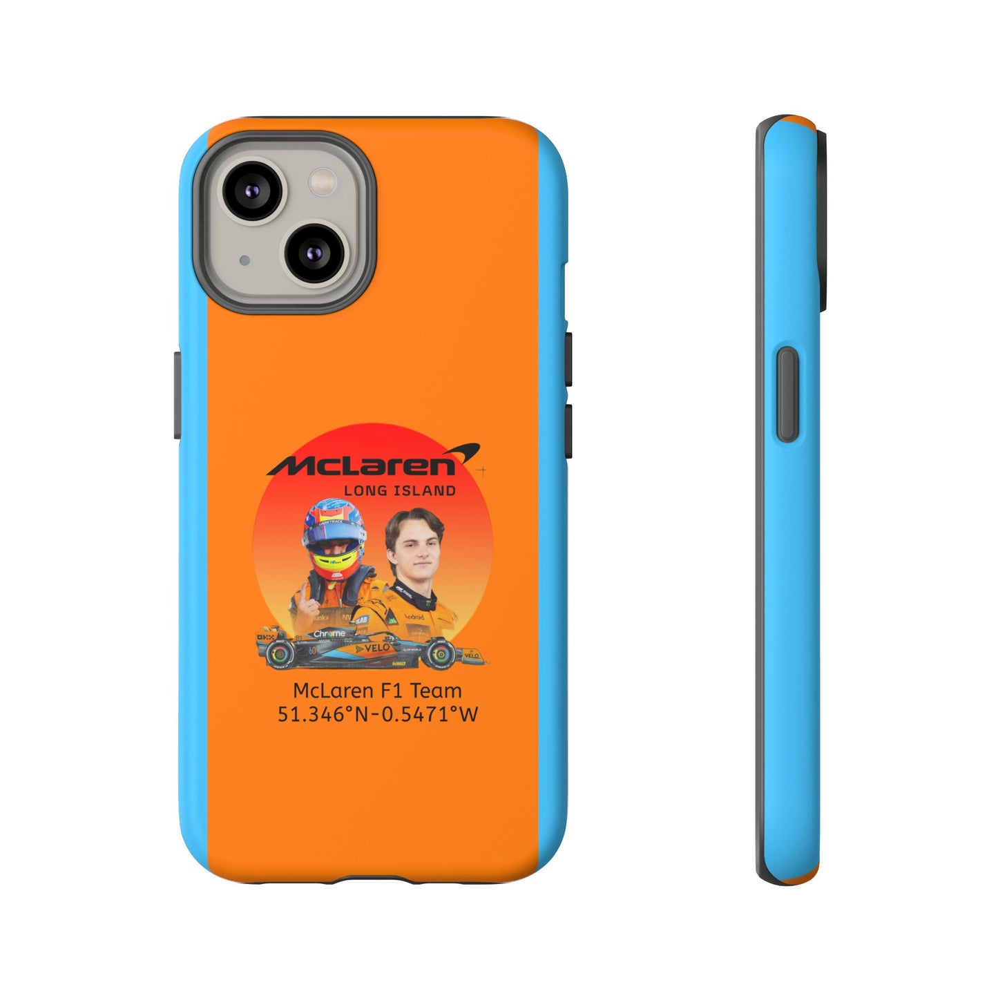 McLaren Long Island McLaren F1 inspired Oscar Piastri Impact-Resistant Phone Case - Sleek & Stylish