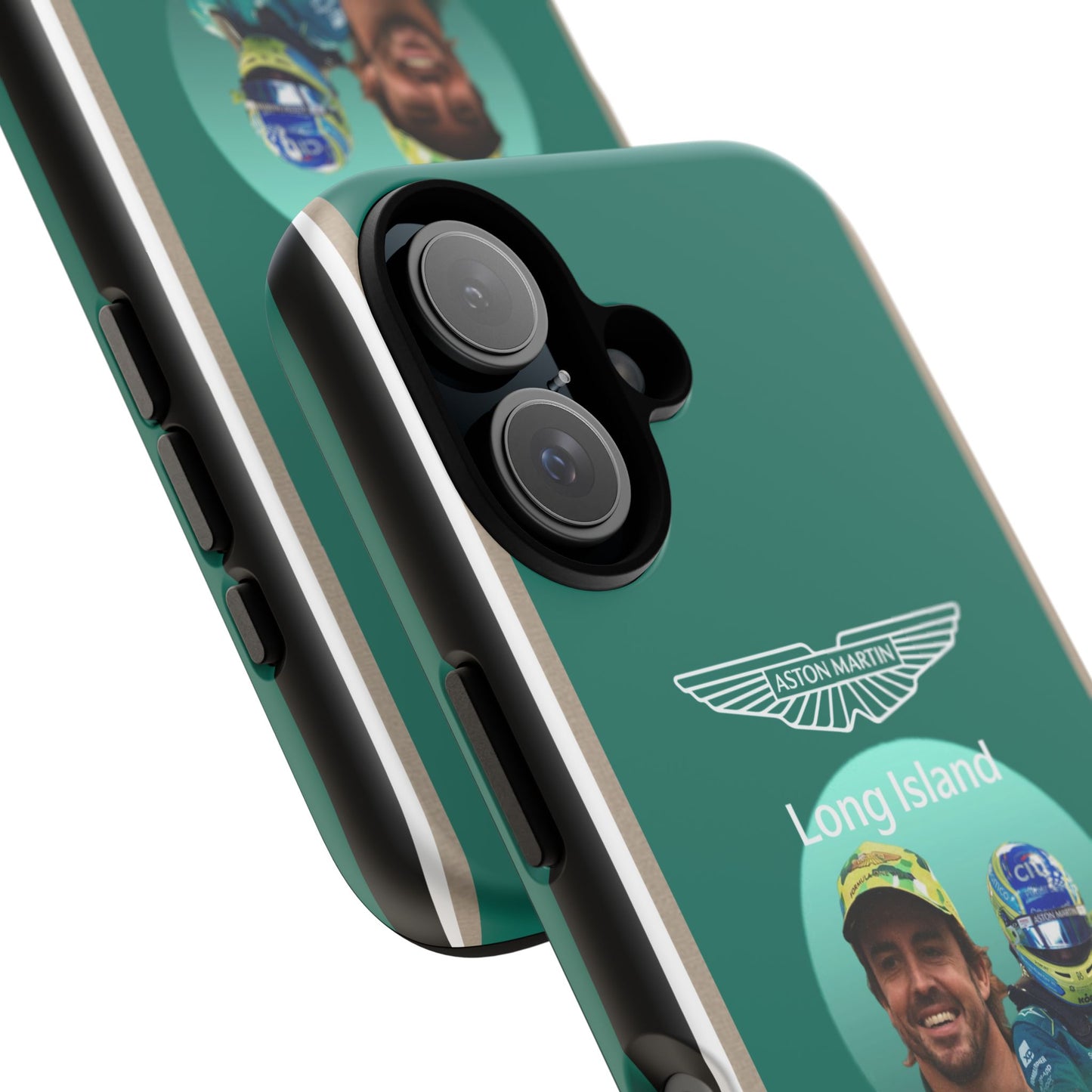 Aston Martin Long Island F1 inspired Fernando Alonso Impact-Resistant Phone Case - Sleek & Stylish