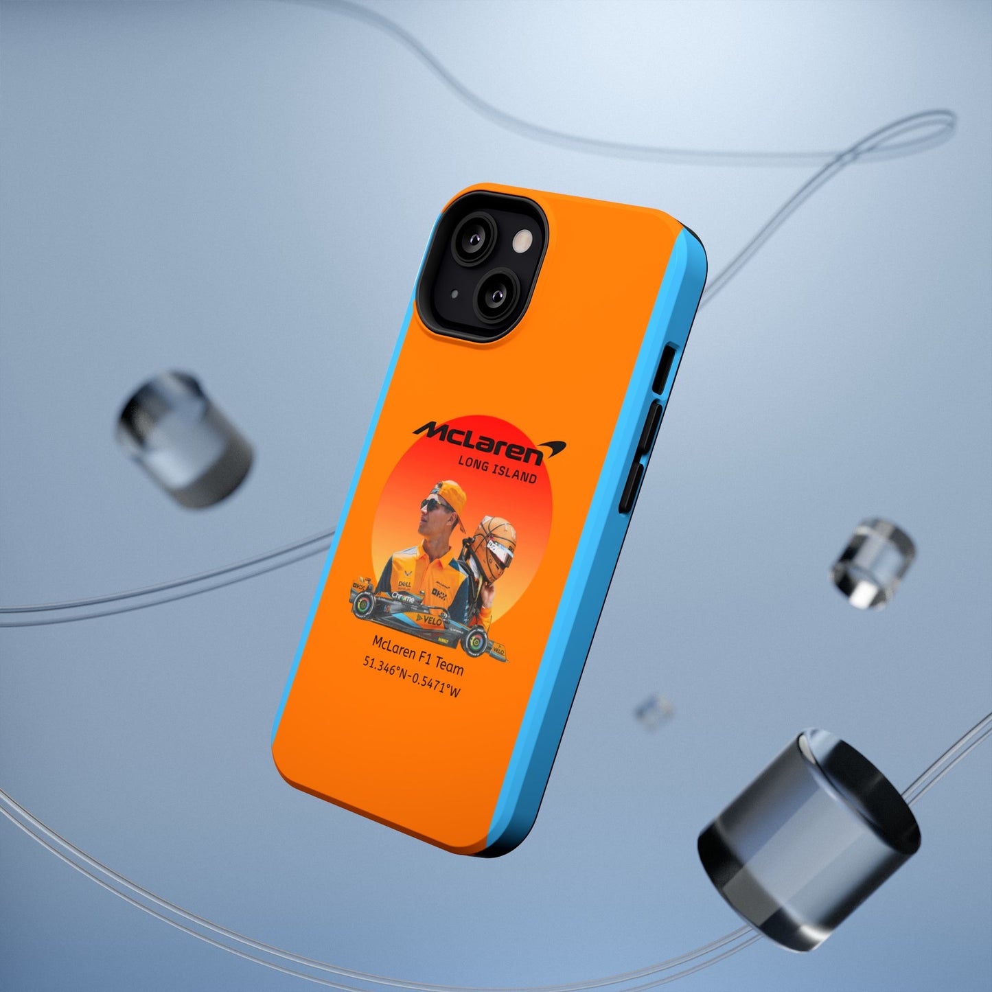 McLaren Long Island McLaren F1 inspired Lando Norris Impact-Resistant Phone Case - Sleek & Stylish