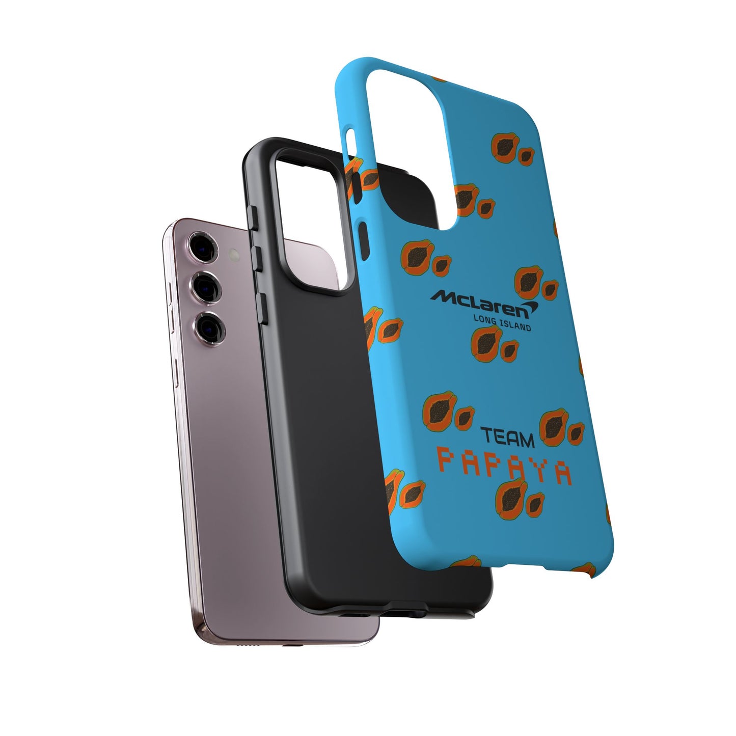 McLaren Long Island Team Papaya Impact-Resistant Phone Case - Sleek & Stylish