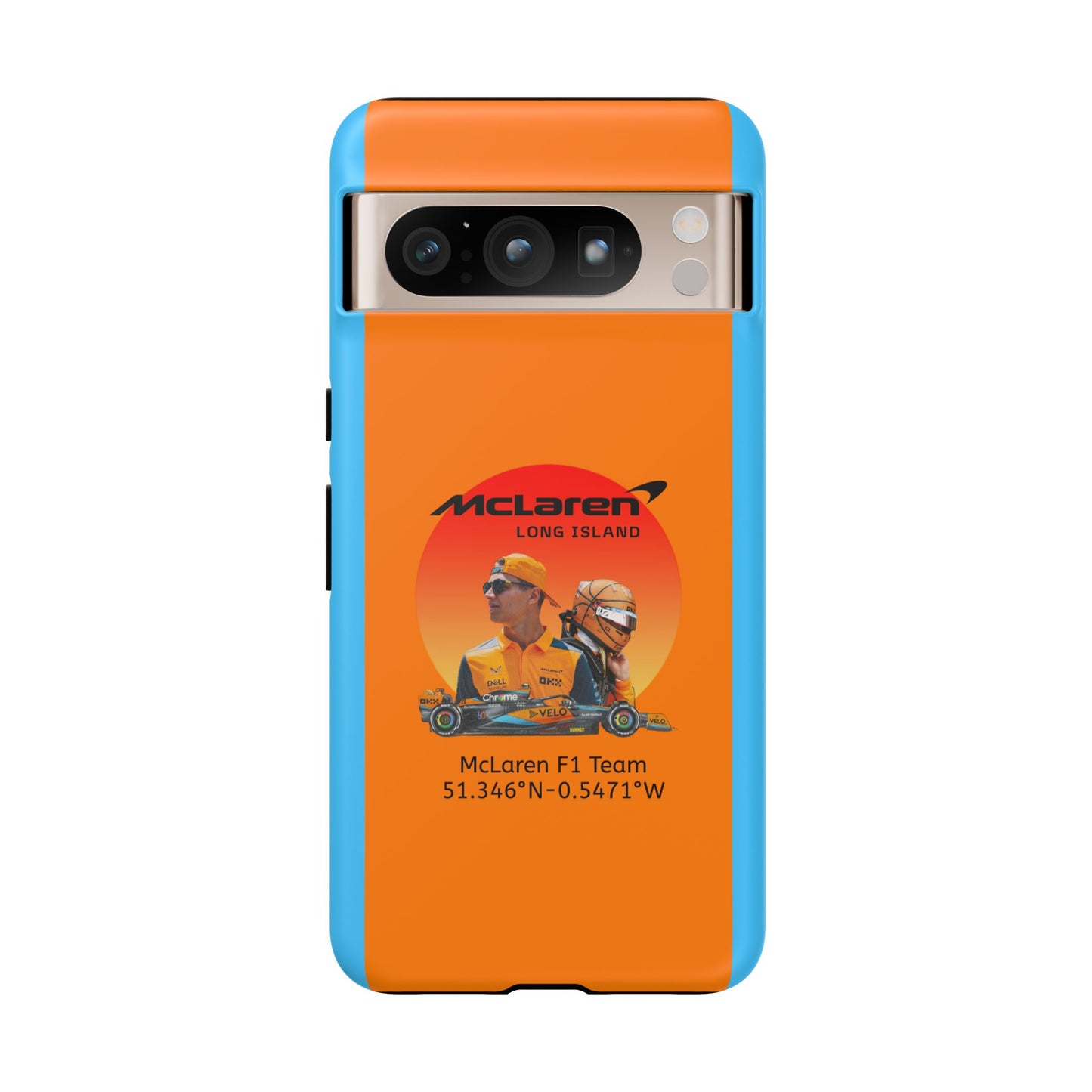 McLaren Long Island McLaren F1 inspired Lando Norris Impact-Resistant Phone Case - Sleek & Stylish